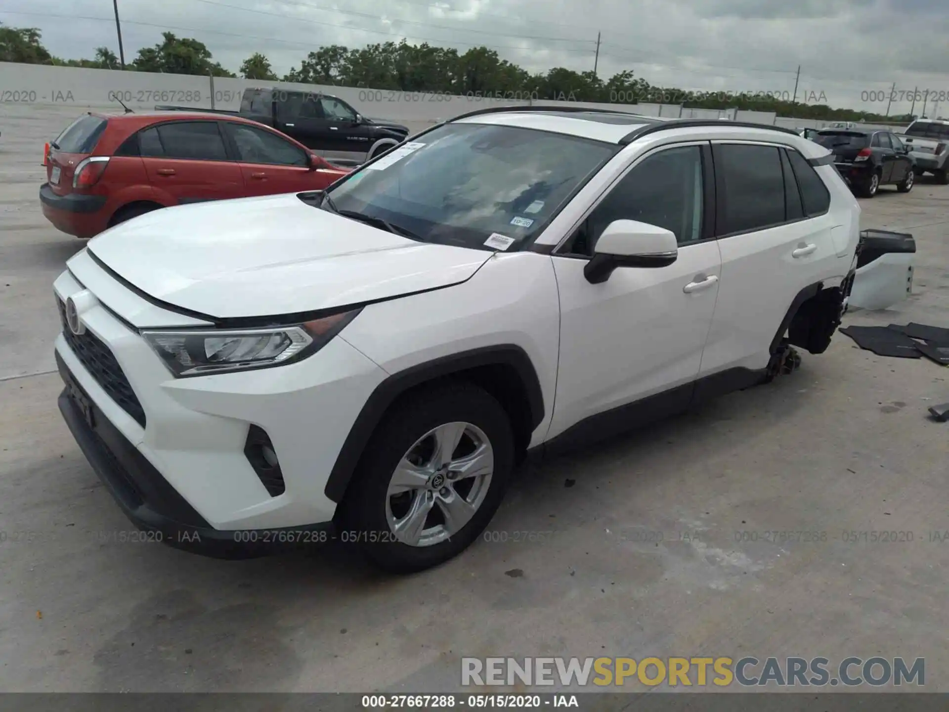 2 Фотография поврежденного автомобиля JTMW1RFV5KD003227 TOYOTA RAV4 2019