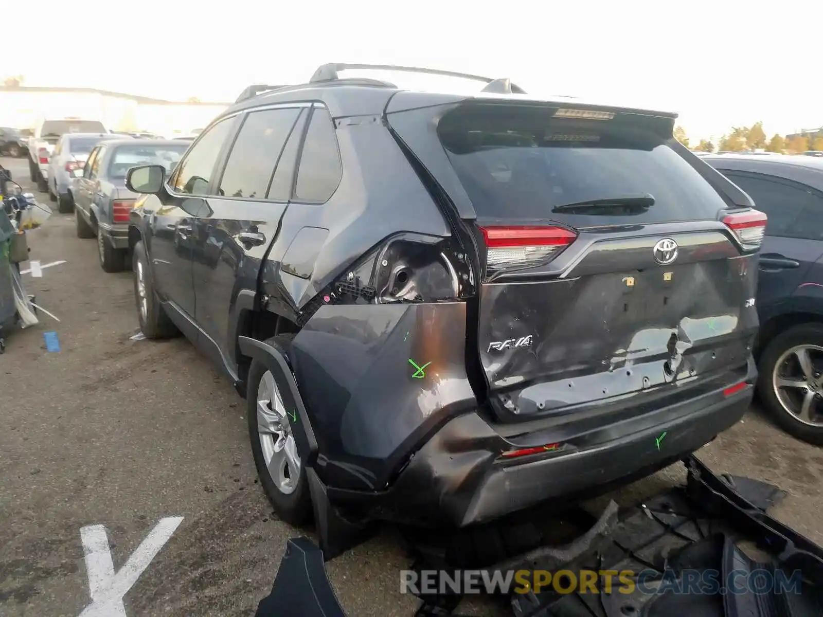 3 Photograph of a damaged car JTMW1RFV5KD009867 TOYOTA RAV4 2019