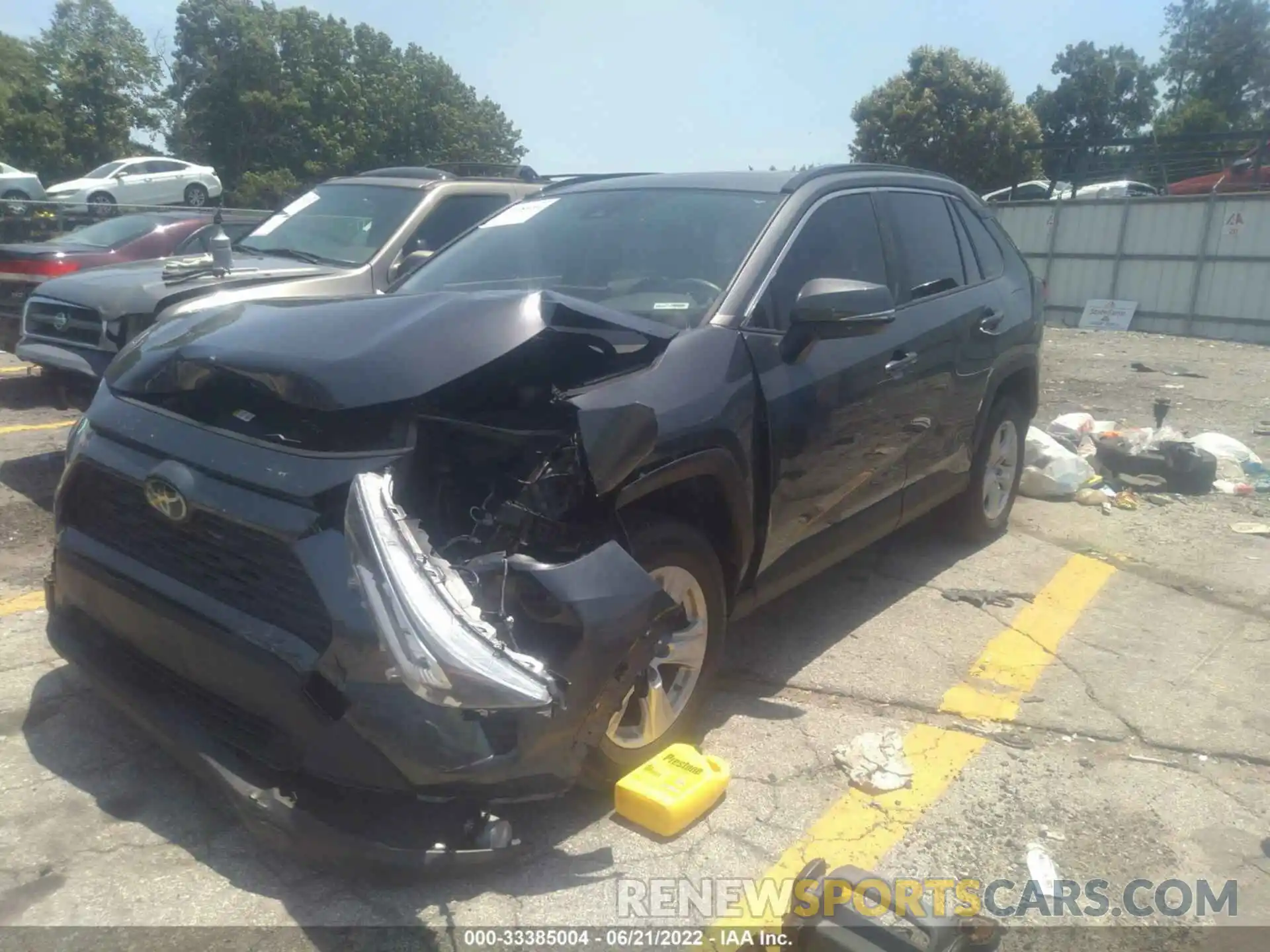 2 Photograph of a damaged car JTMW1RFV5KD010209 TOYOTA RAV4 2019