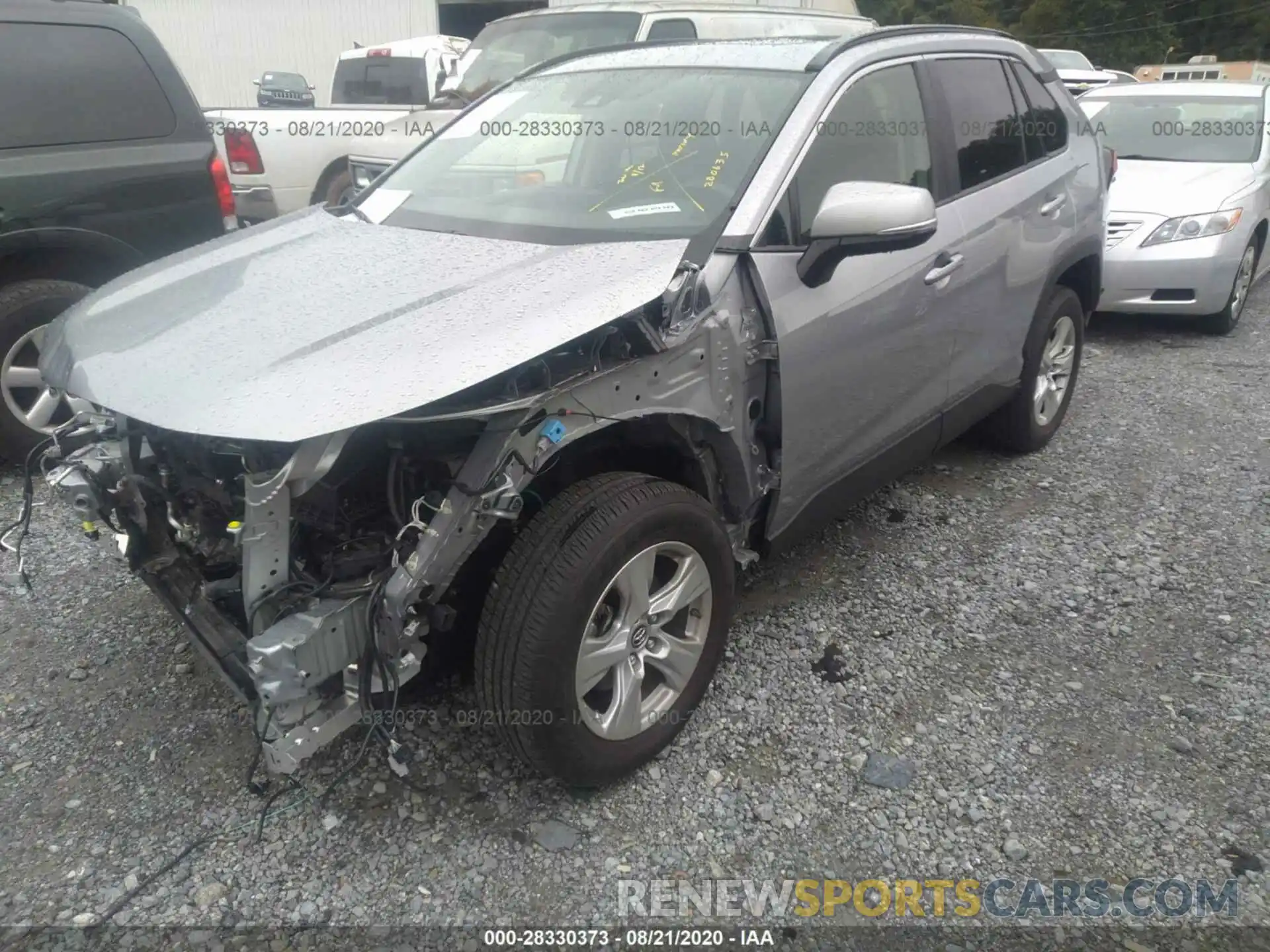 2 Фотография поврежденного автомобиля JTMW1RFV5KD010372 TOYOTA RAV4 2019