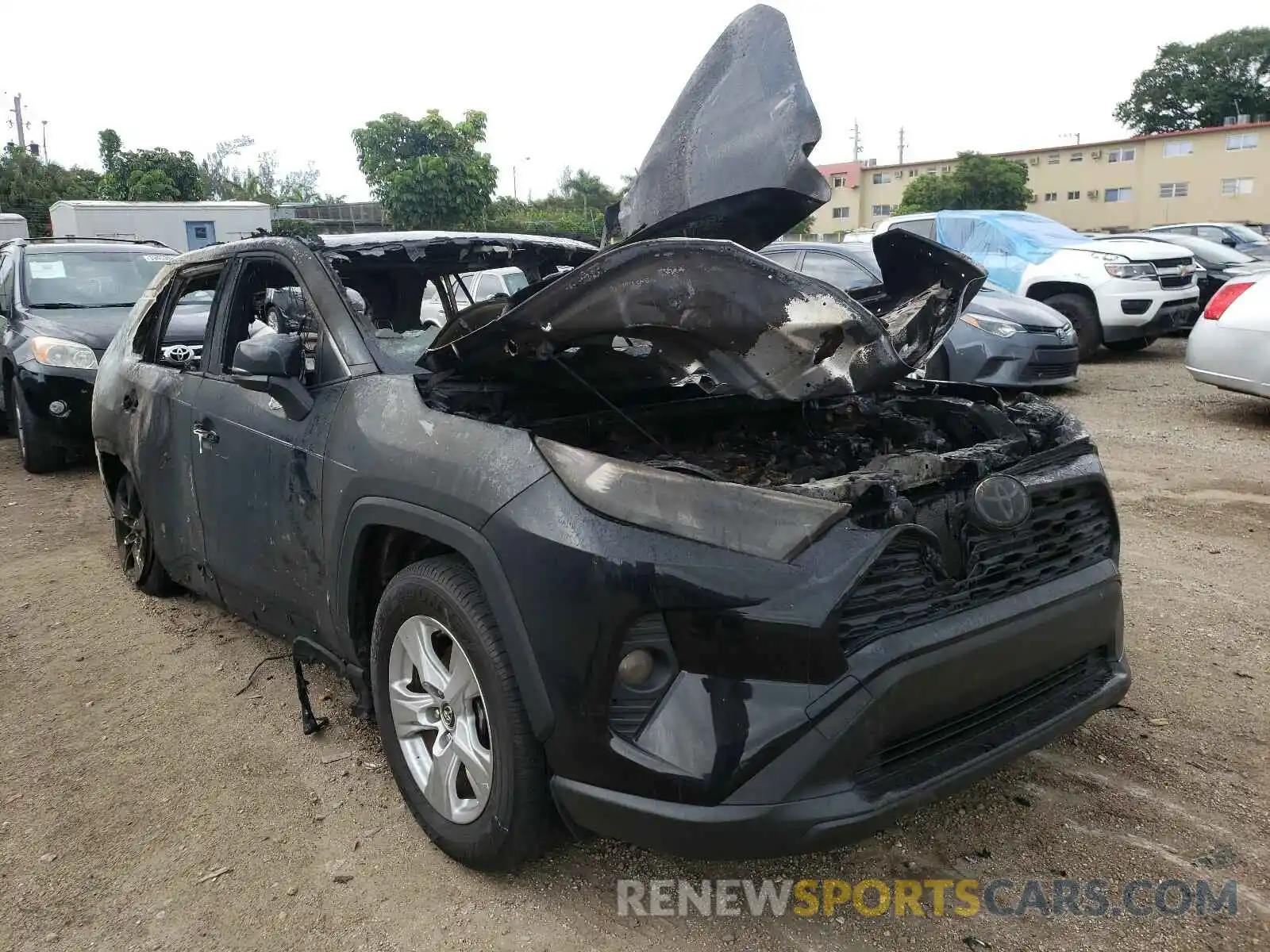 1 Фотография поврежденного автомобиля JTMW1RFV5KD010632 TOYOTA RAV4 2019