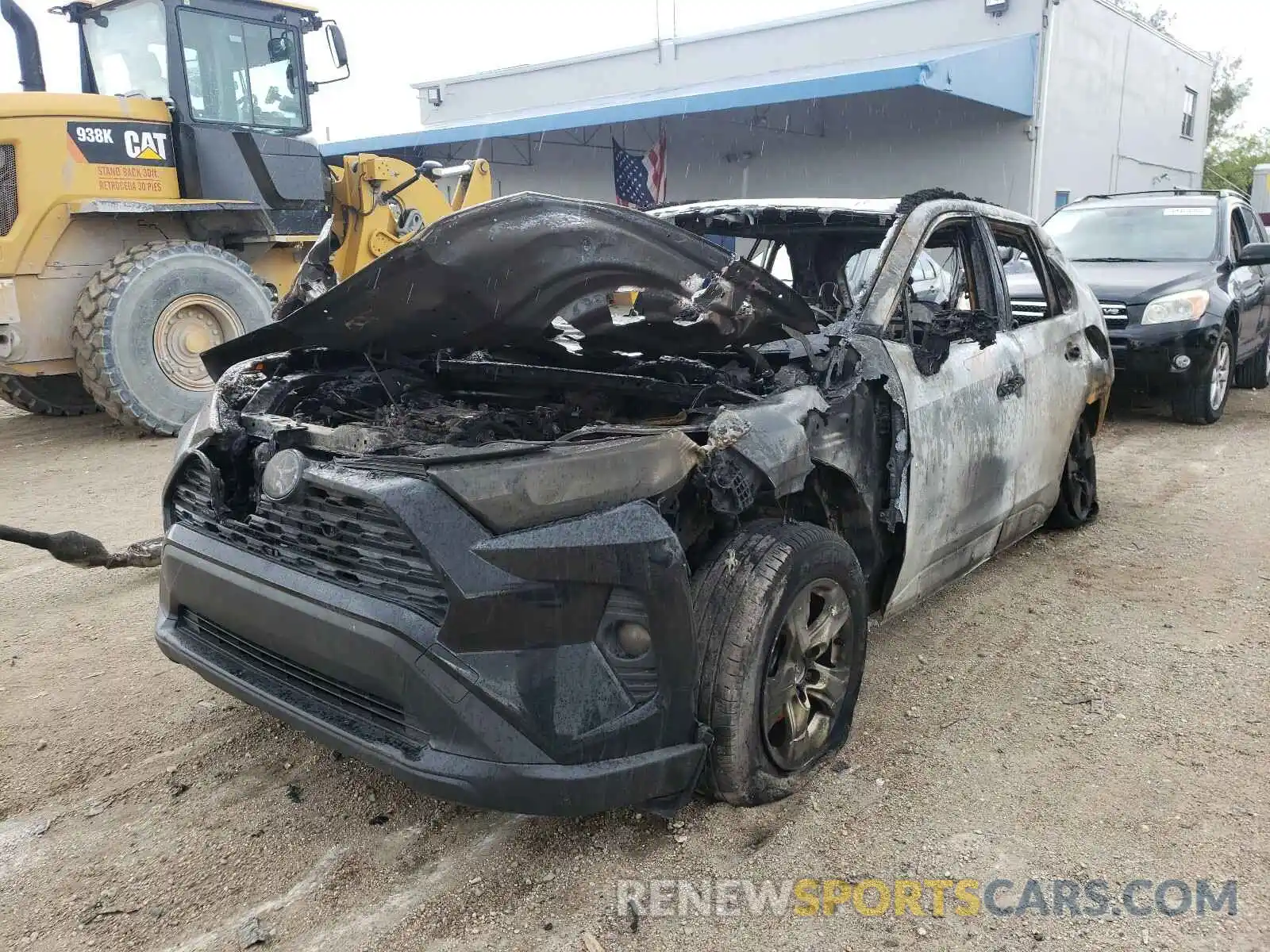 2 Photograph of a damaged car JTMW1RFV5KD010632 TOYOTA RAV4 2019