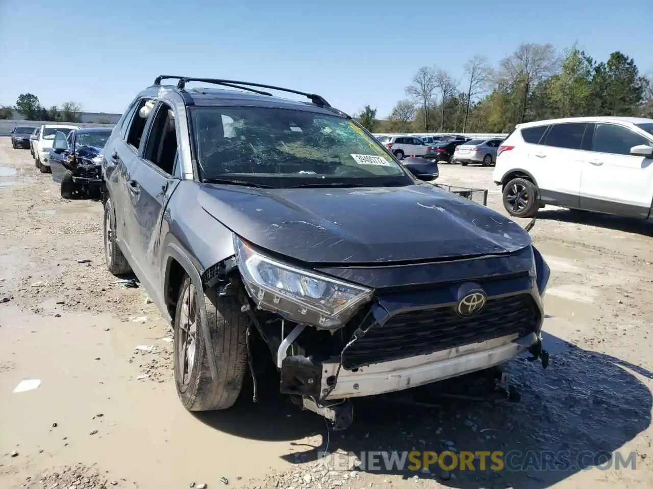 1 Photograph of a damaged car JTMW1RFV5KD010730 TOYOTA RAV4 2019