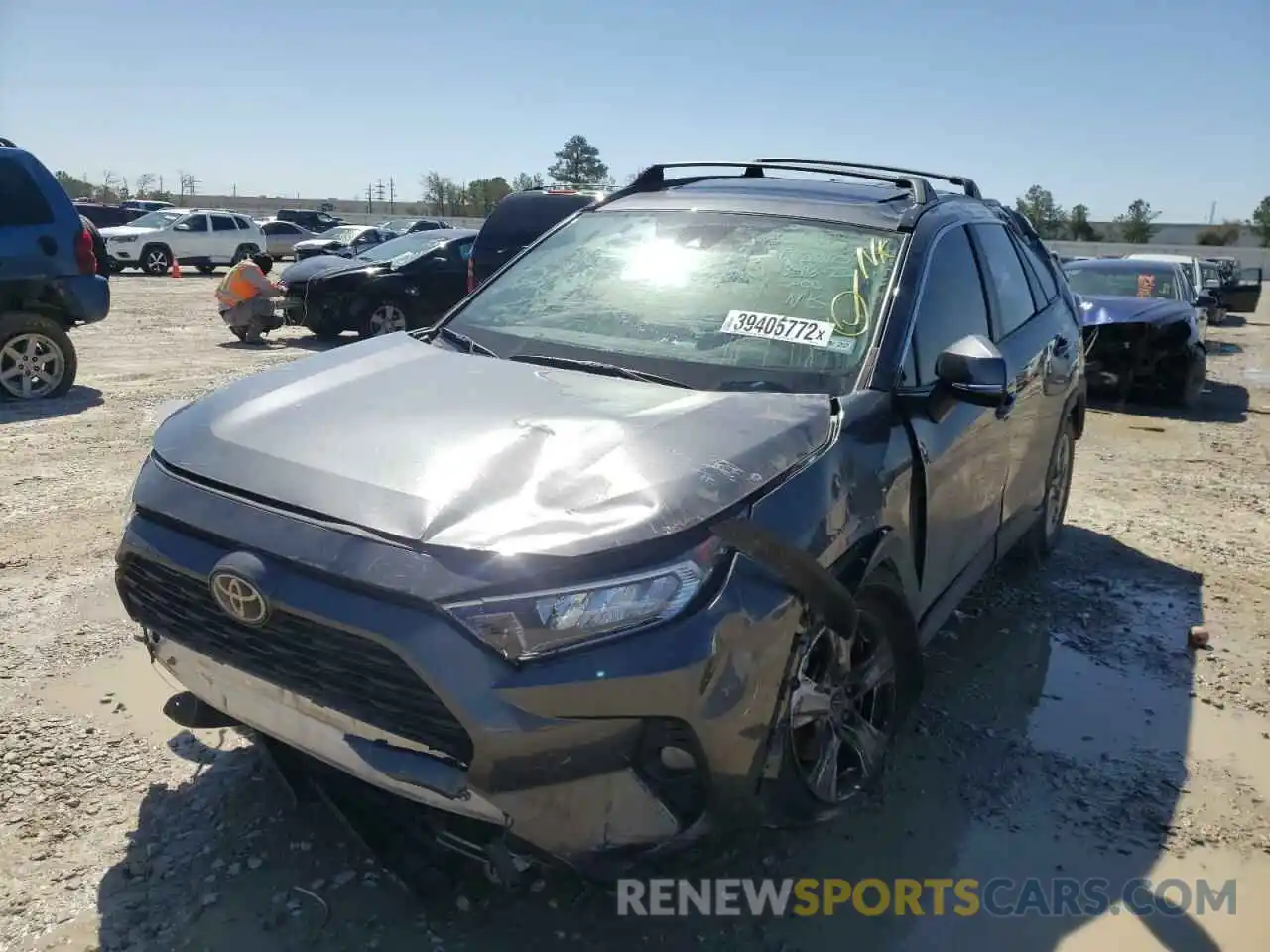 2 Photograph of a damaged car JTMW1RFV5KD010730 TOYOTA RAV4 2019