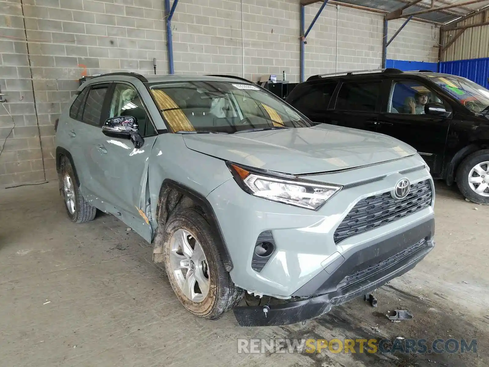 1 Photograph of a damaged car JTMW1RFV5KD013160 TOYOTA RAV4 2019