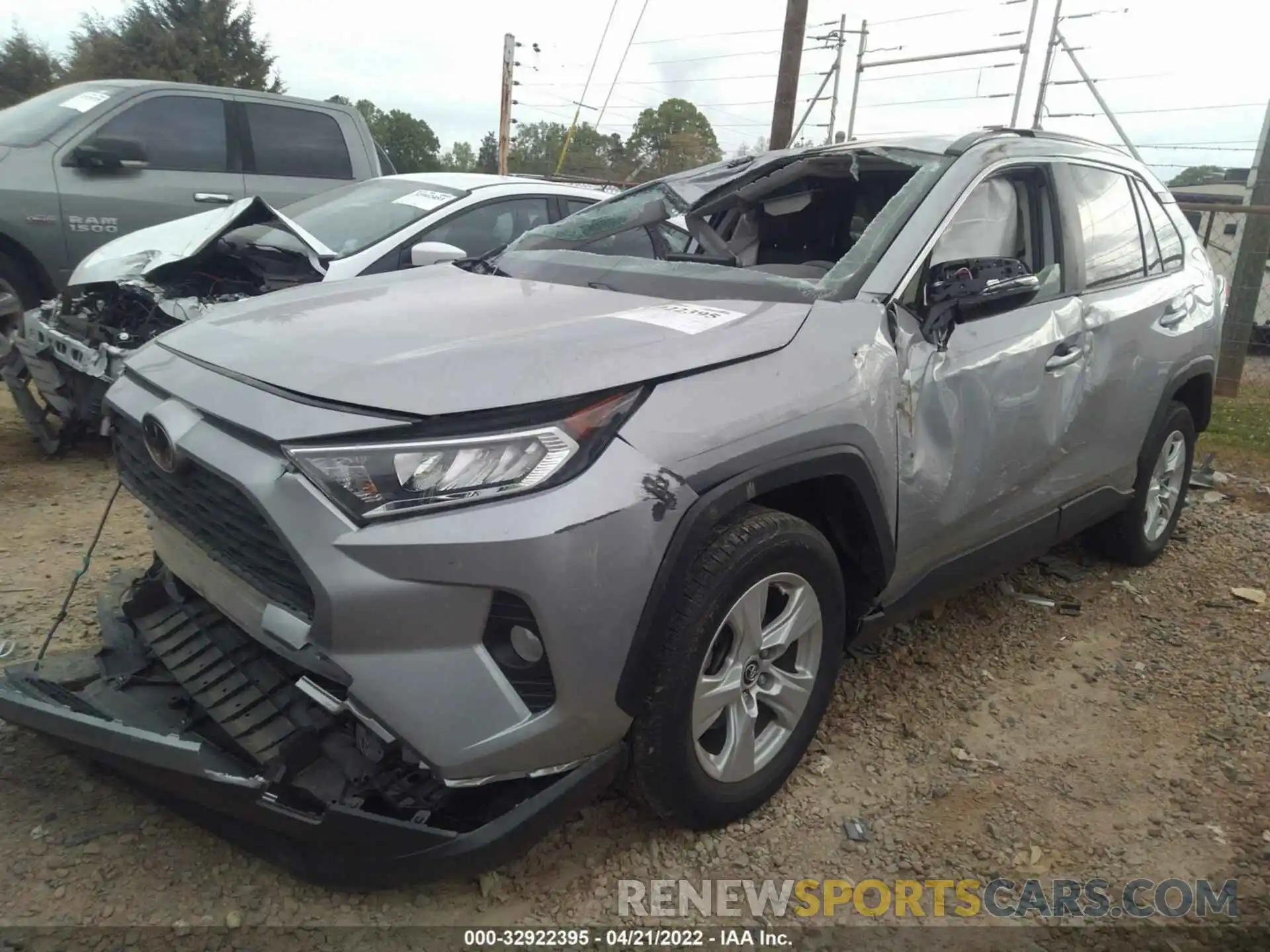 2 Photograph of a damaged car JTMW1RFV5KD013191 TOYOTA RAV4 2019