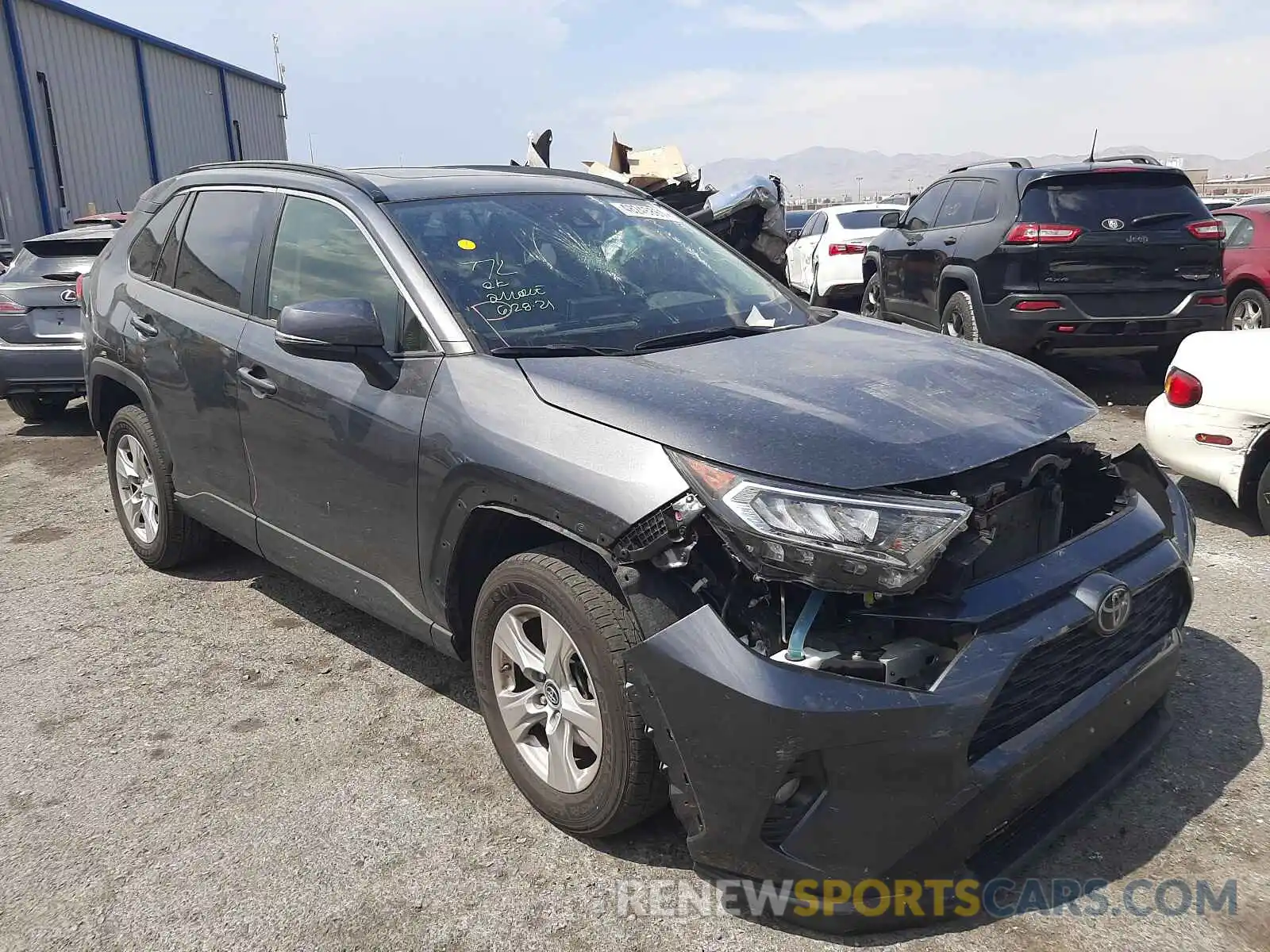 1 Photograph of a damaged car JTMW1RFV5KD013501 TOYOTA RAV4 2019