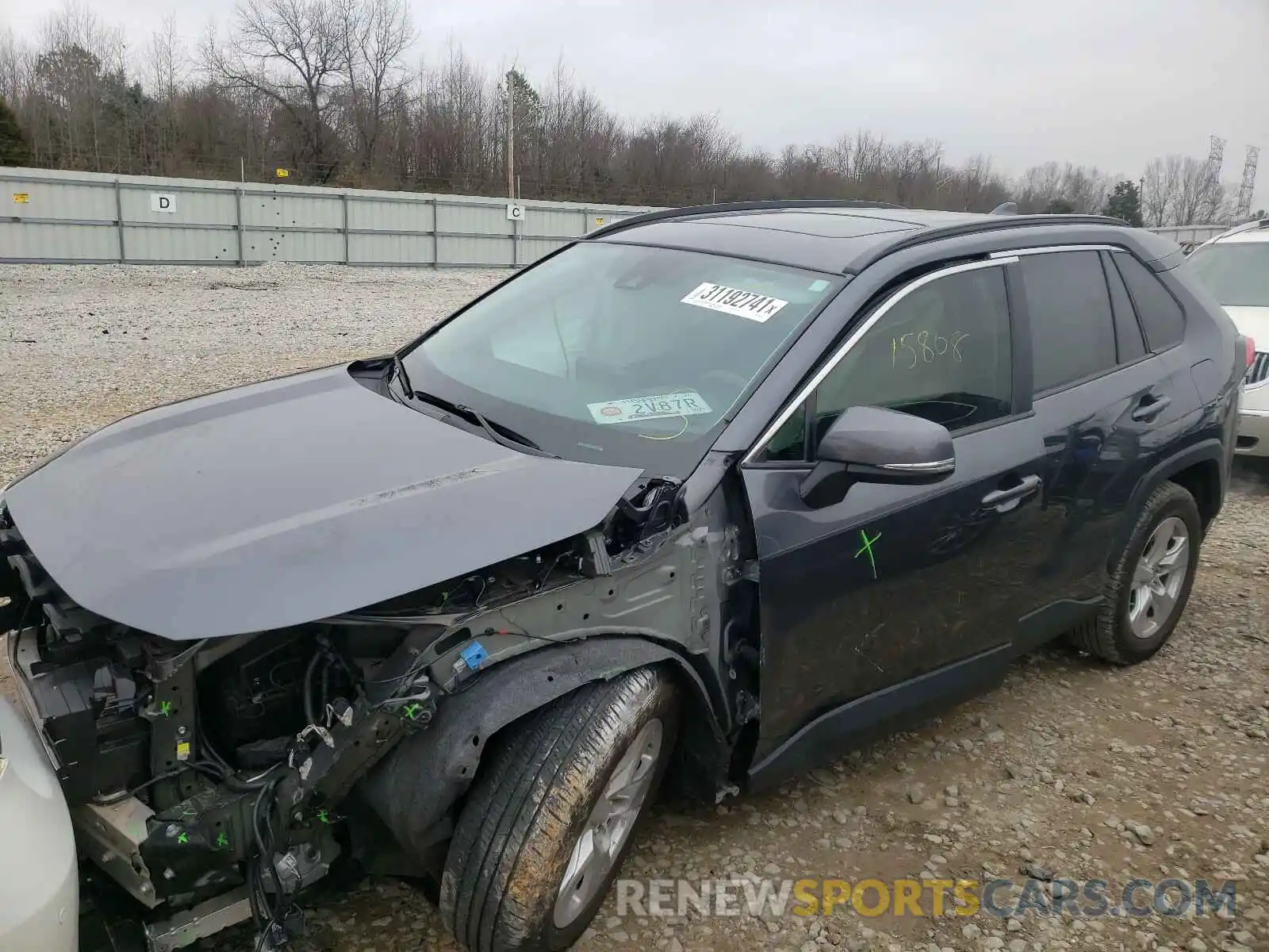 2 Фотография поврежденного автомобиля JTMW1RFV5KD015104 TOYOTA RAV4 2019