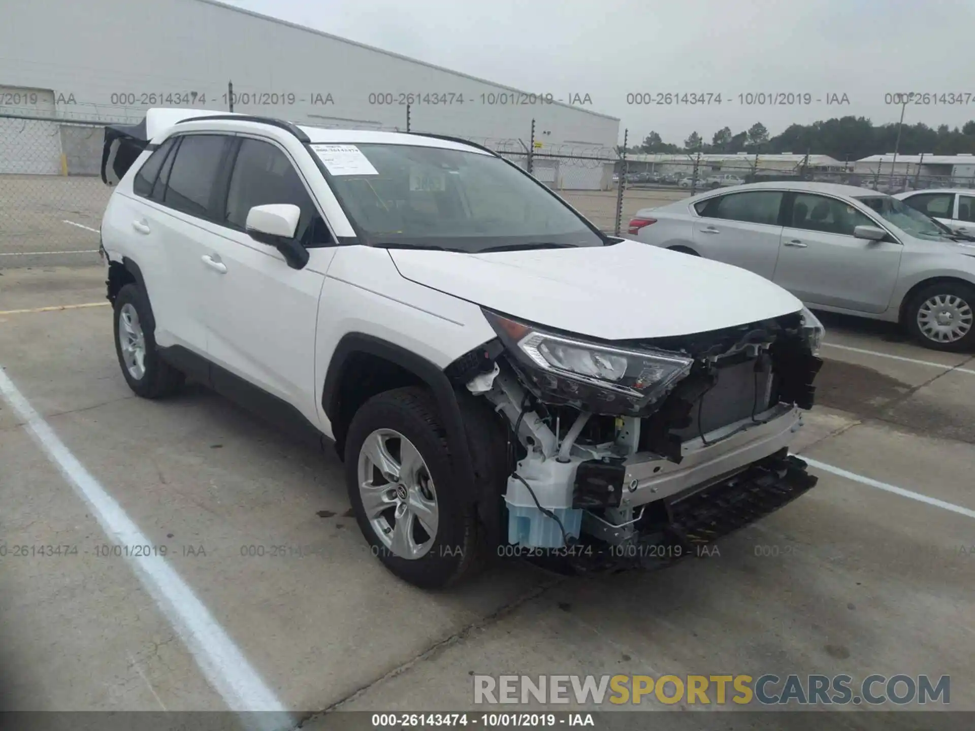 1 Photograph of a damaged car JTMW1RFV5KD018181 TOYOTA RAV4 2019