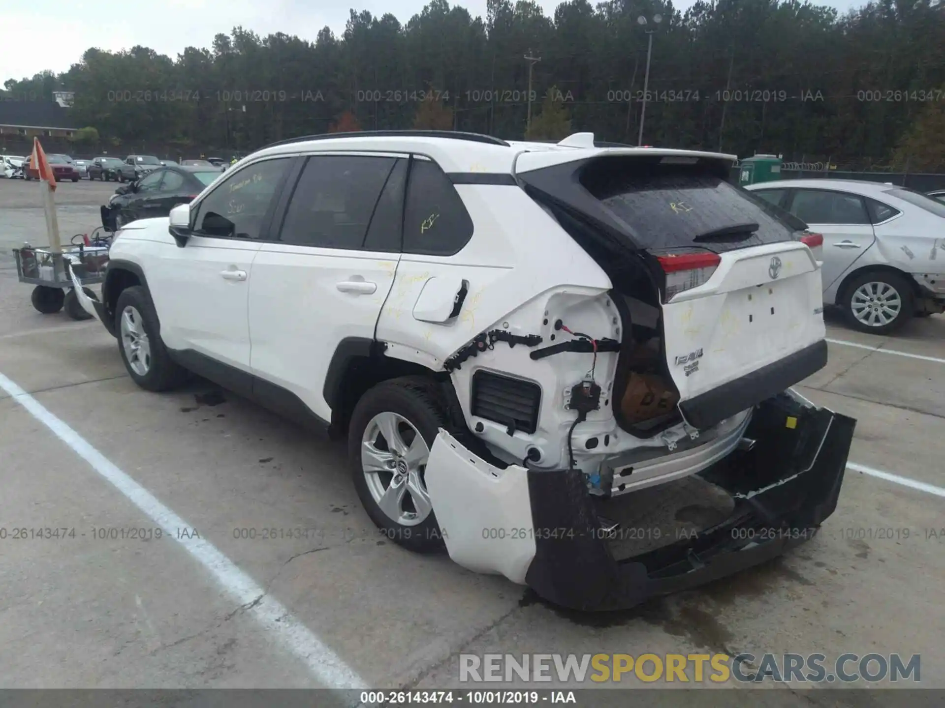 3 Photograph of a damaged car JTMW1RFV5KD018181 TOYOTA RAV4 2019