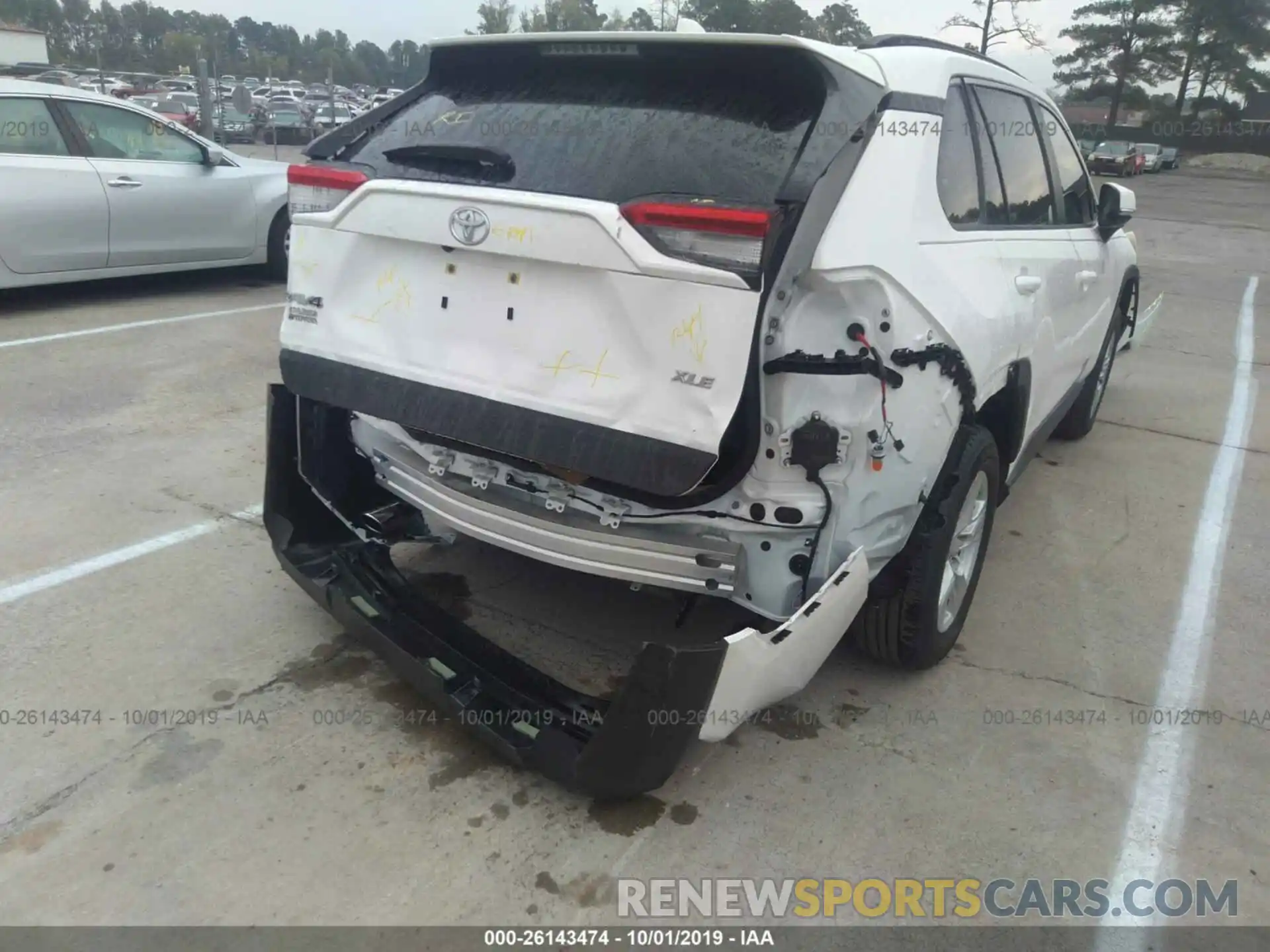 6 Photograph of a damaged car JTMW1RFV5KD018181 TOYOTA RAV4 2019