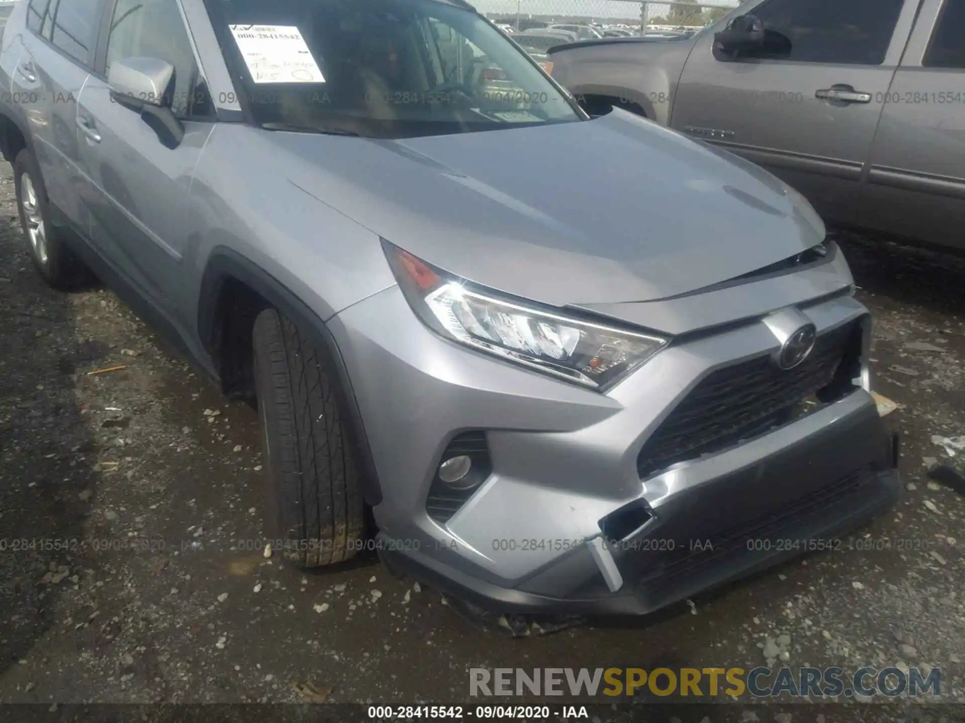 1 Photograph of a damaged car JTMW1RFV5KD023834 TOYOTA RAV4 2019