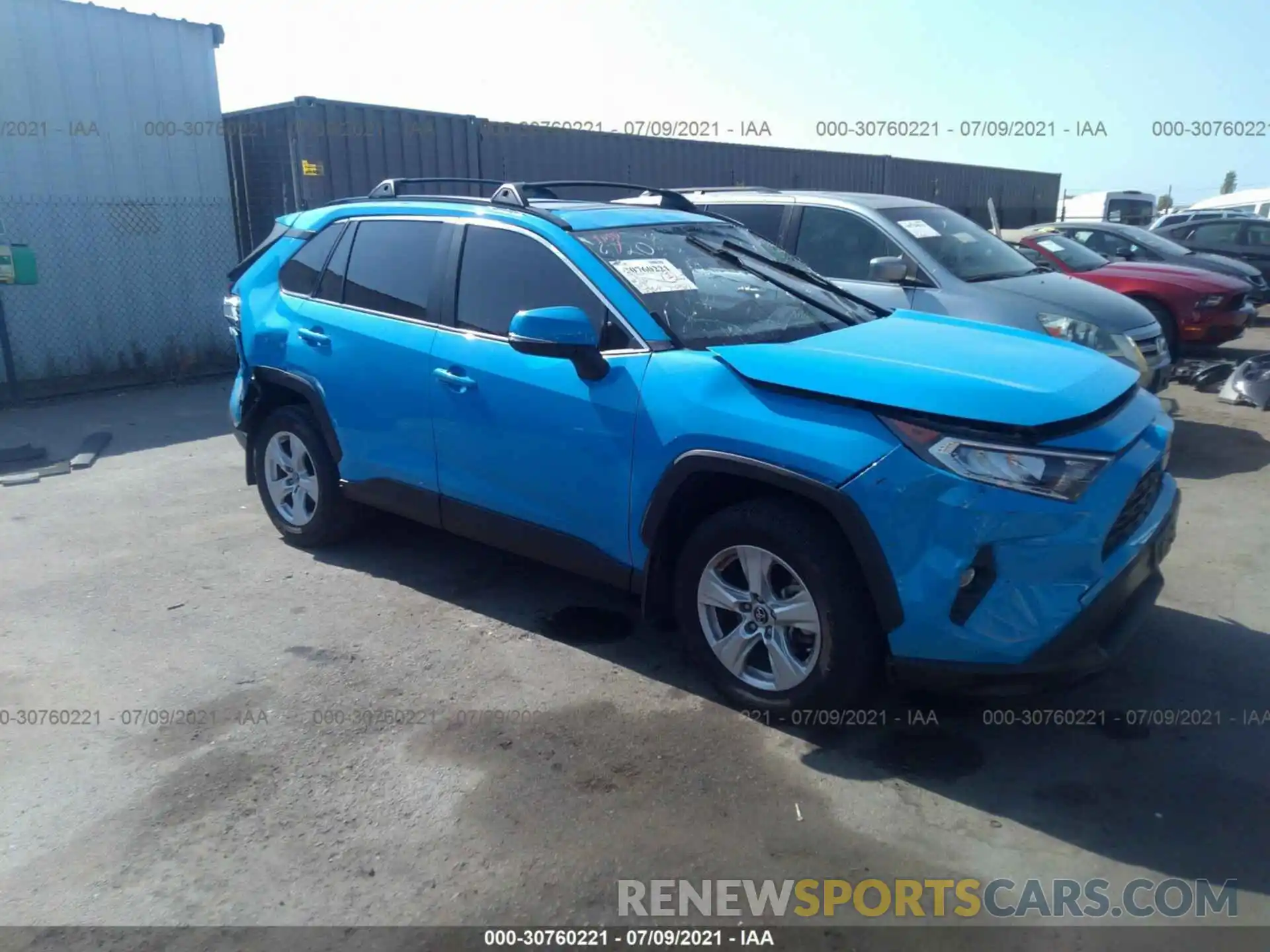 1 Photograph of a damaged car JTMW1RFV5KD026720 TOYOTA RAV4 2019