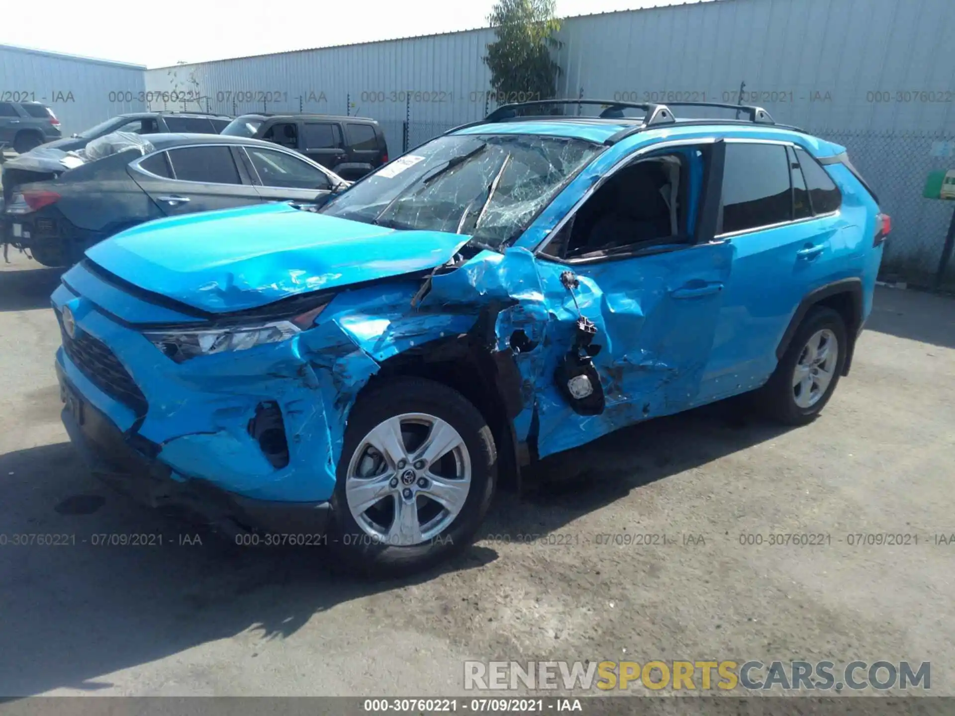 2 Photograph of a damaged car JTMW1RFV5KD026720 TOYOTA RAV4 2019