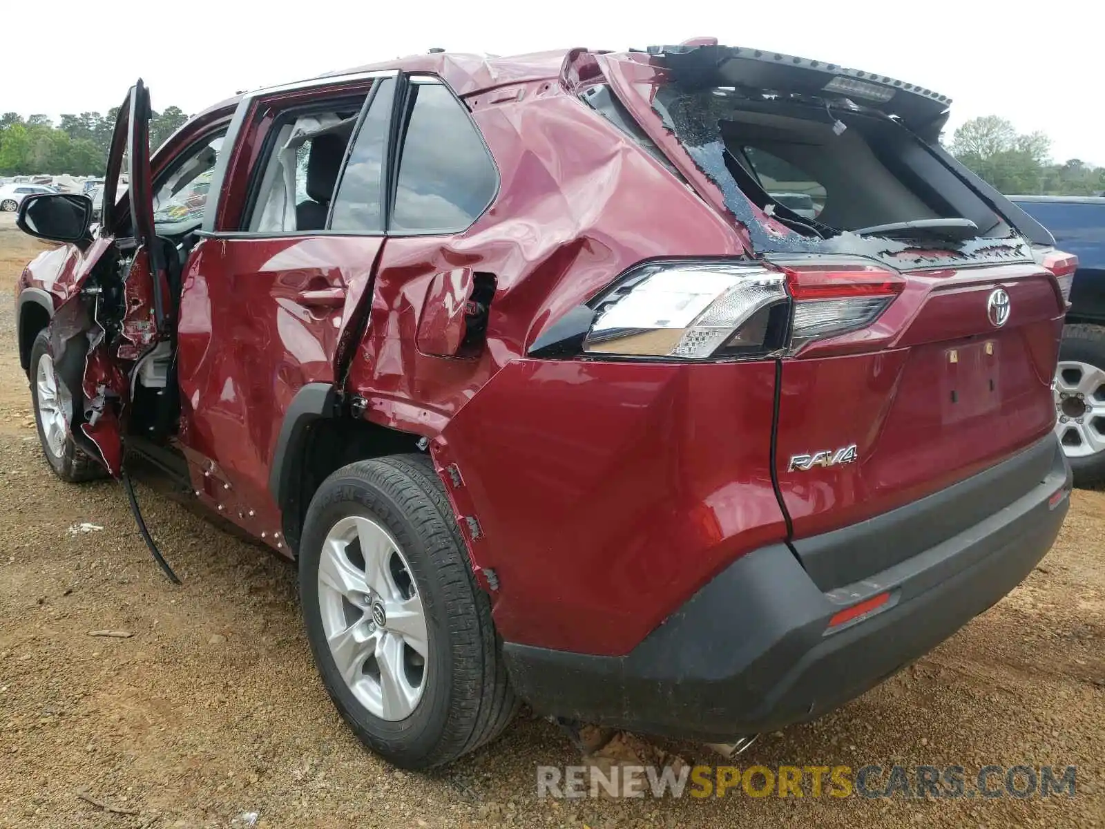 3 Photograph of a damaged car JTMW1RFV5KD030055 TOYOTA RAV4 2019