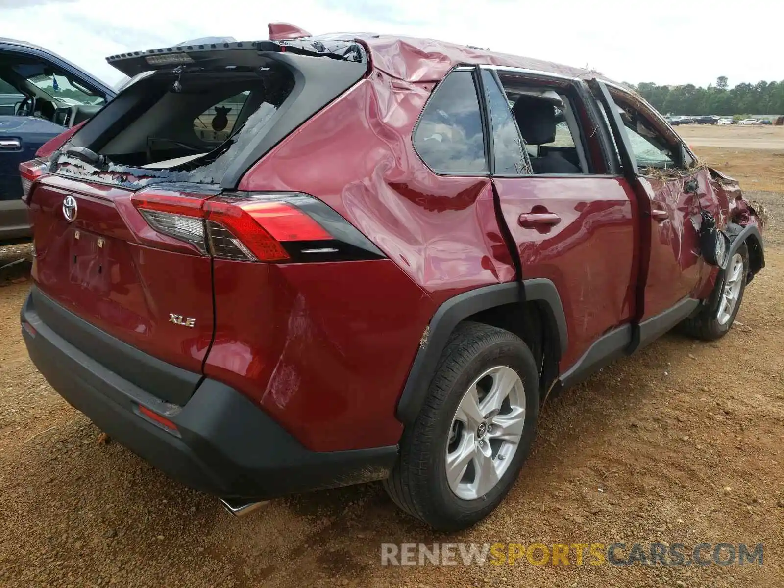 4 Photograph of a damaged car JTMW1RFV5KD030055 TOYOTA RAV4 2019