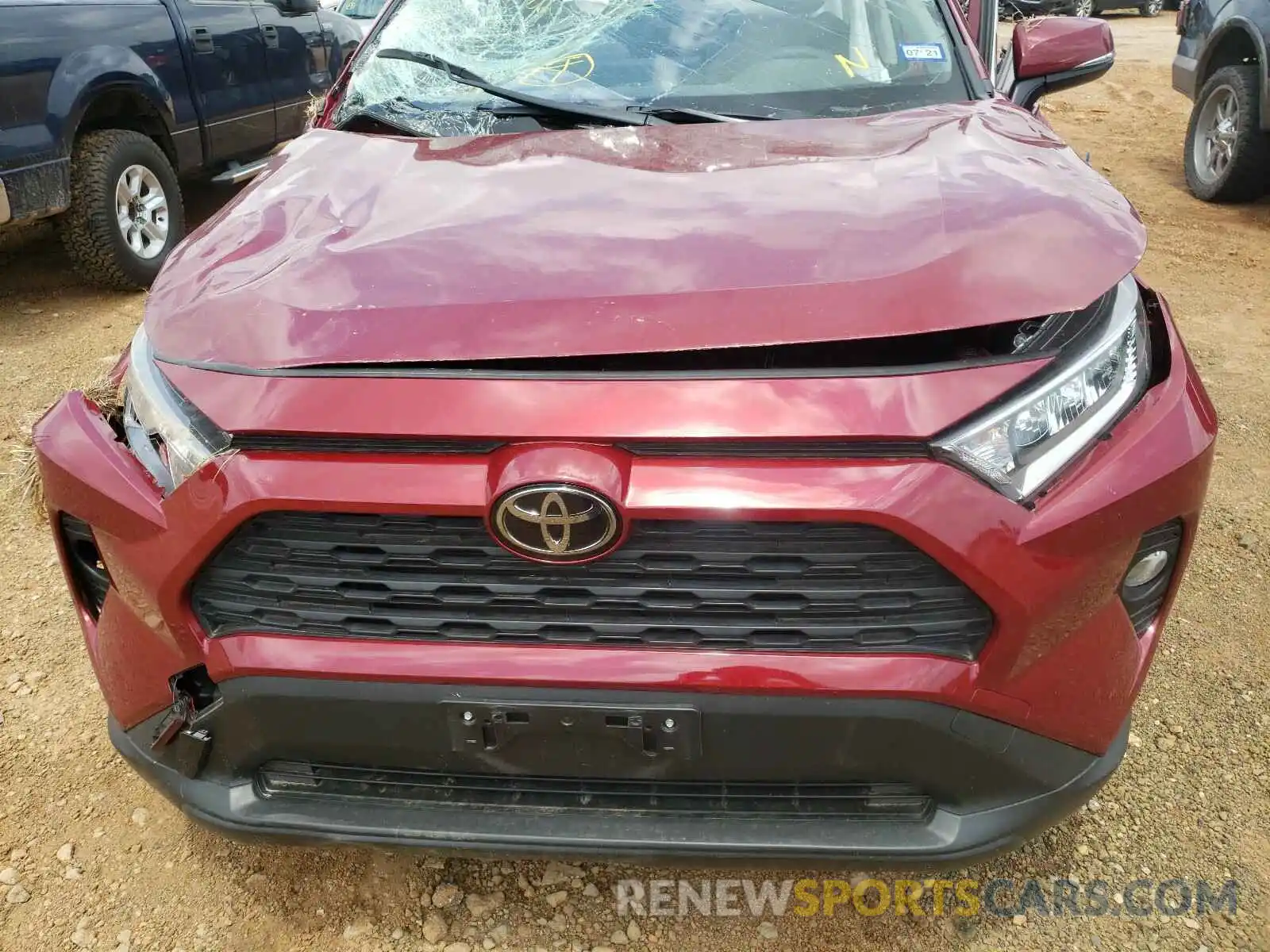 7 Photograph of a damaged car JTMW1RFV5KD030055 TOYOTA RAV4 2019