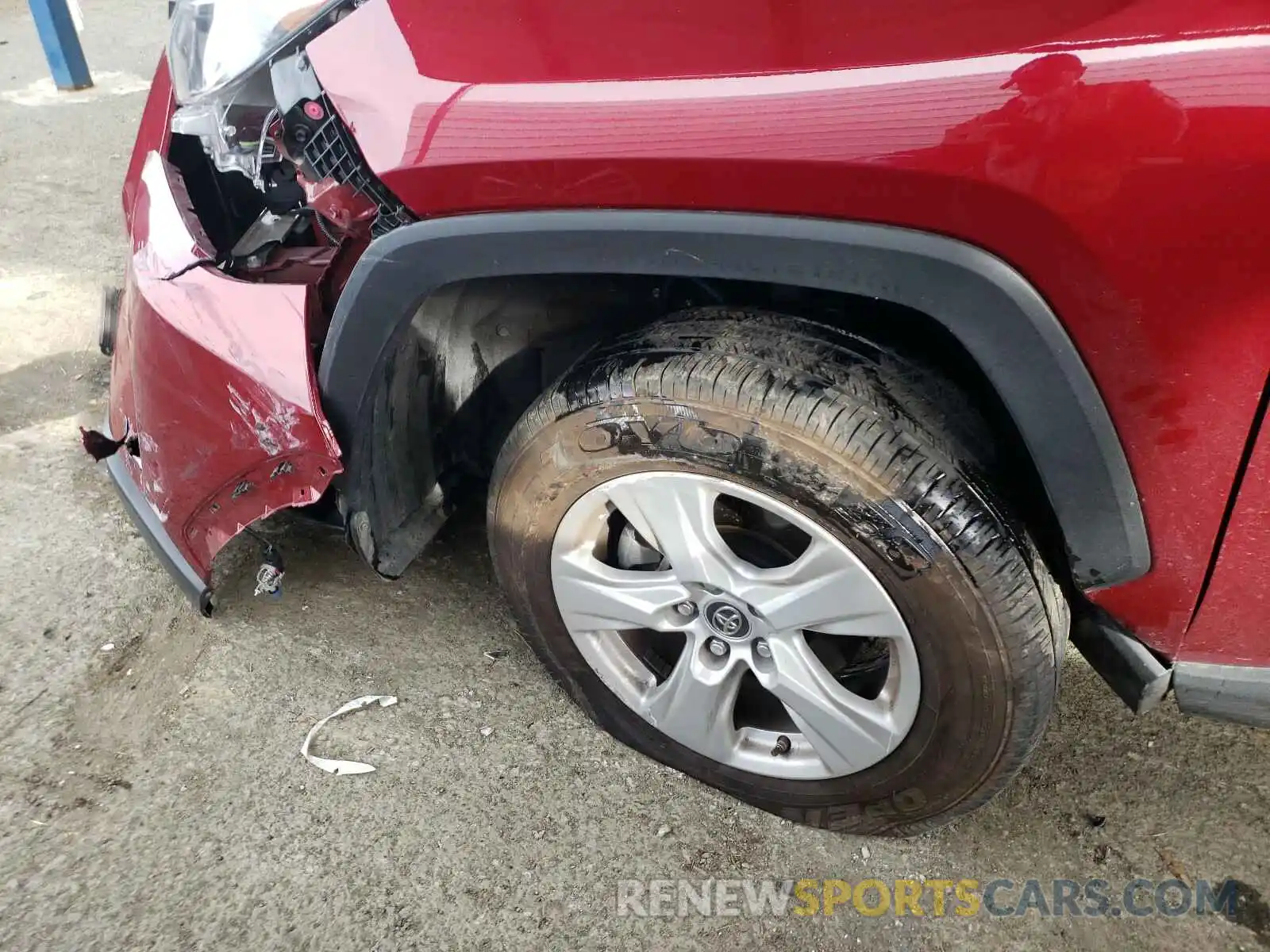 9 Фотография поврежденного автомобиля JTMW1RFV5KD030329 TOYOTA RAV4 2019