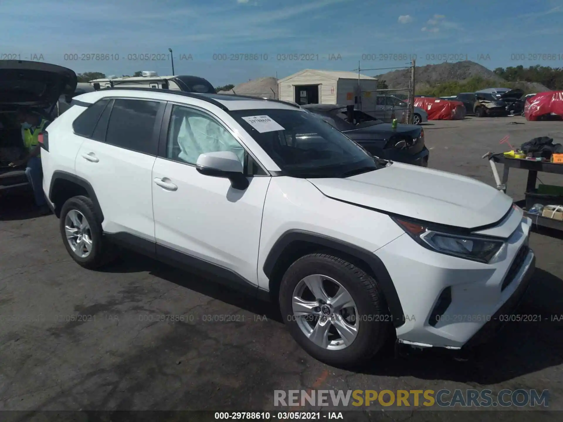 1 Photograph of a damaged car JTMW1RFV5KD031464 TOYOTA RAV4 2019