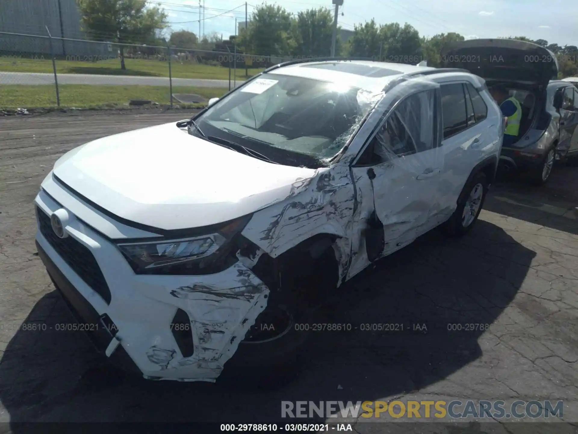 2 Photograph of a damaged car JTMW1RFV5KD031464 TOYOTA RAV4 2019