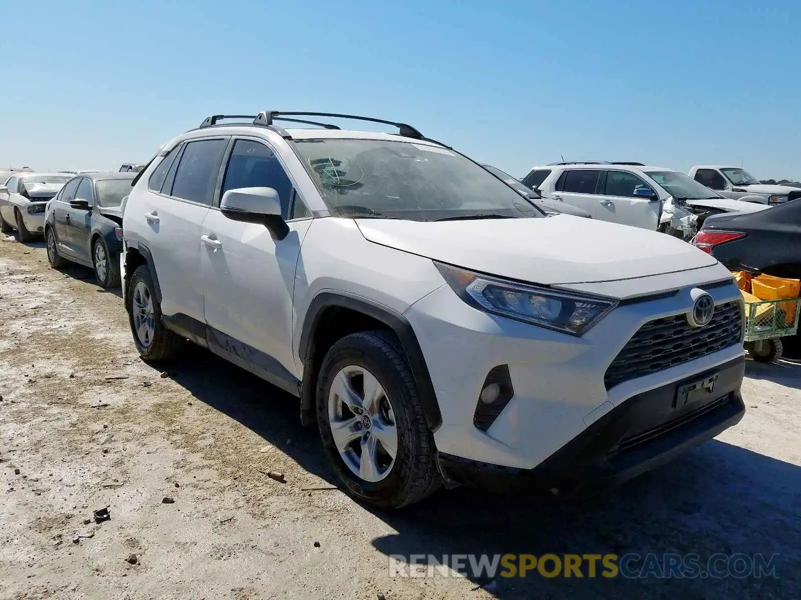 1 Photograph of a damaged car JTMW1RFV5KD034932 TOYOTA RAV4 2019