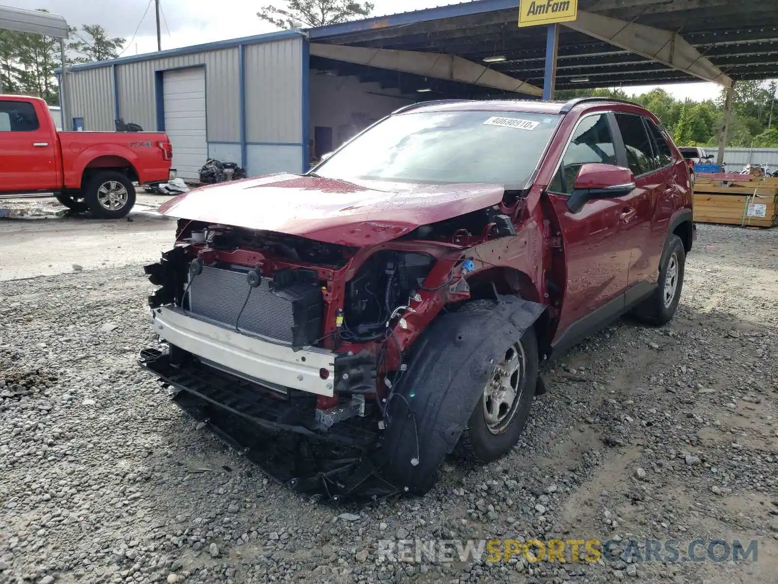 2 Photograph of a damaged car JTMW1RFV5KD500231 TOYOTA RAV4 2019