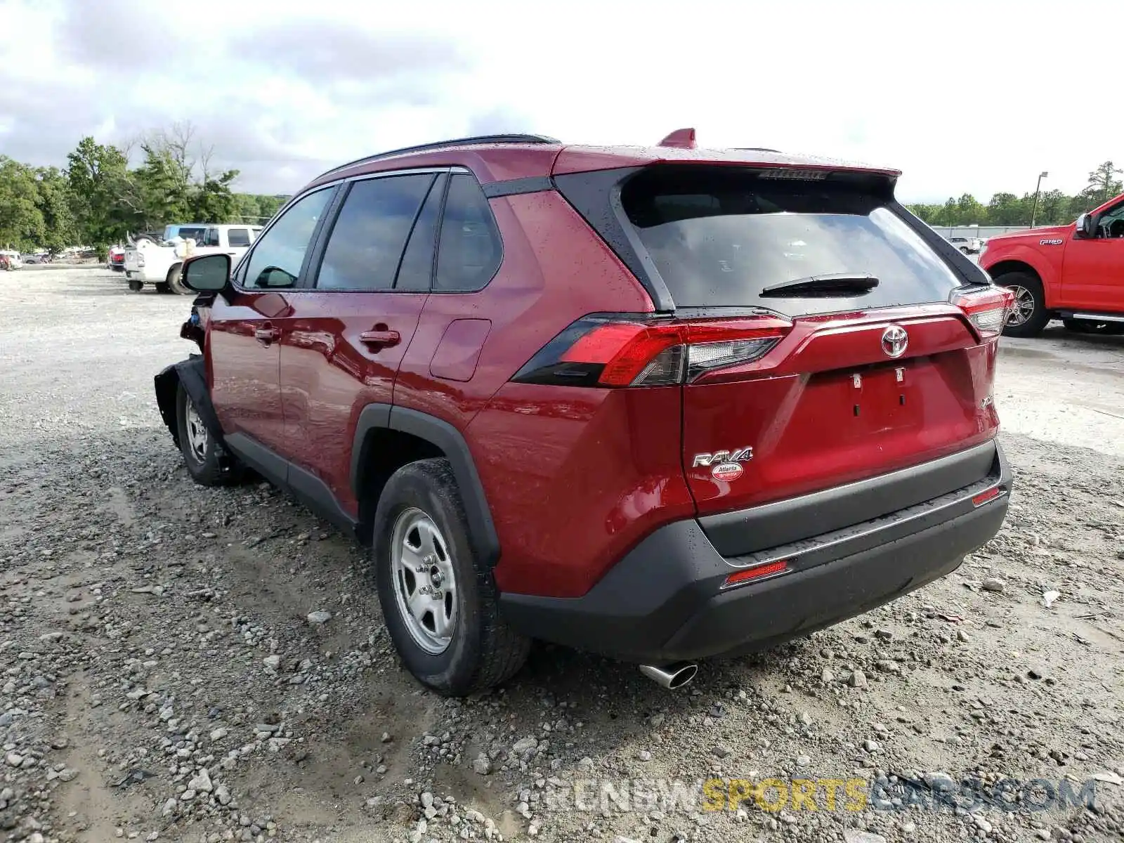 3 Photograph of a damaged car JTMW1RFV5KD500231 TOYOTA RAV4 2019