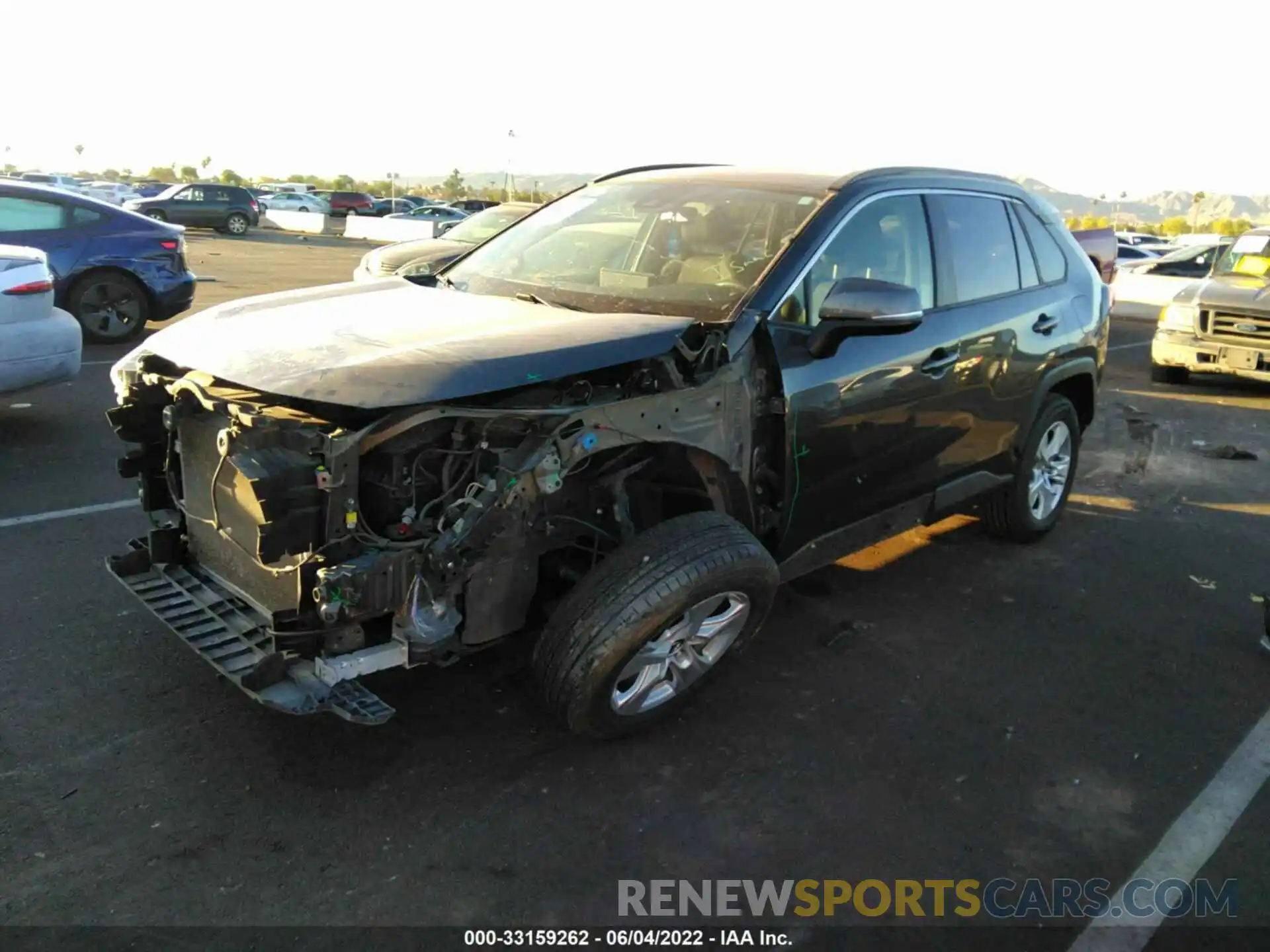 2 Photograph of a damaged car JTMW1RFV5KD500942 TOYOTA RAV4 2019