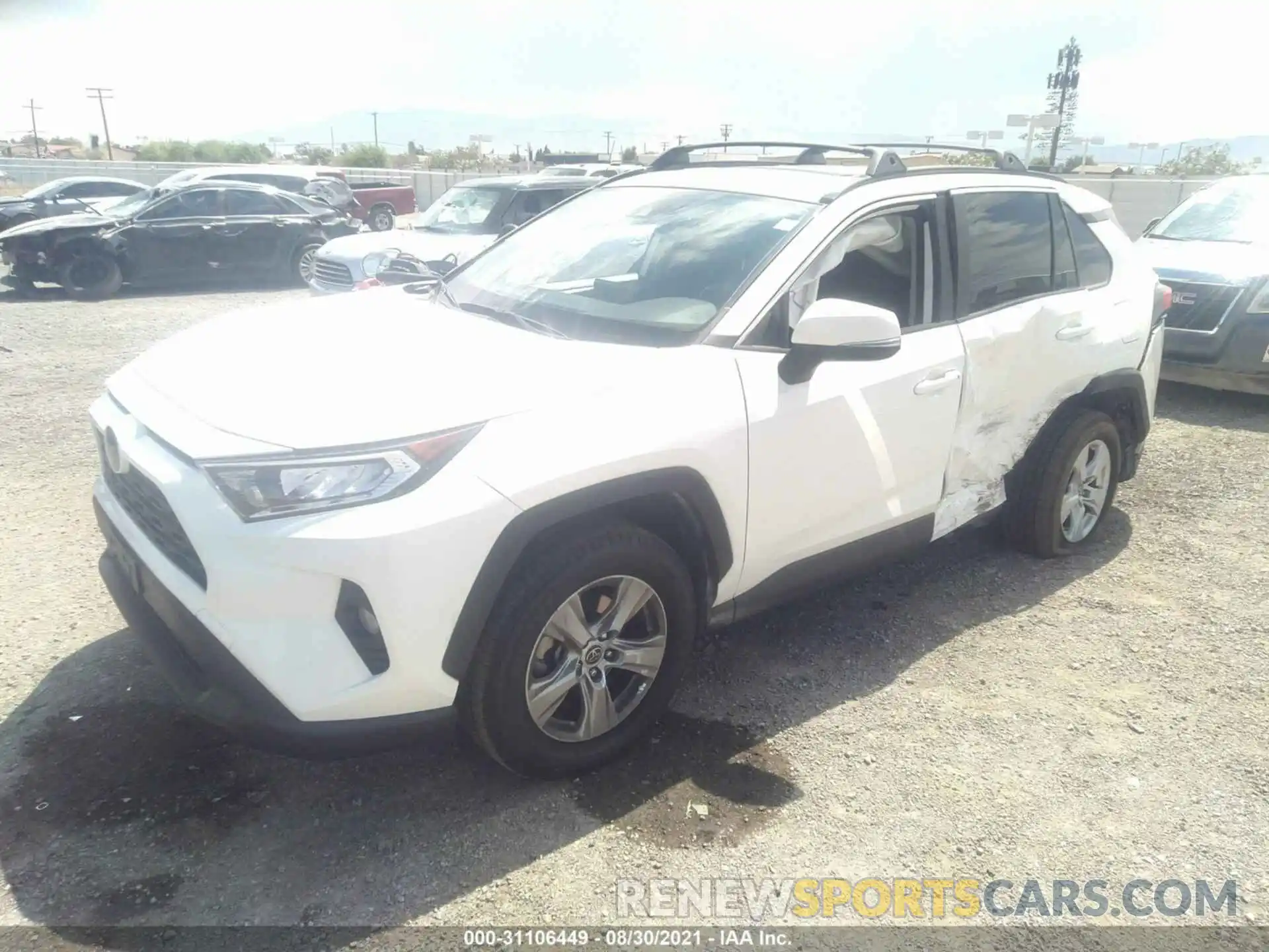 2 Photograph of a damaged car JTMW1RFV5KD507504 TOYOTA RAV4 2019