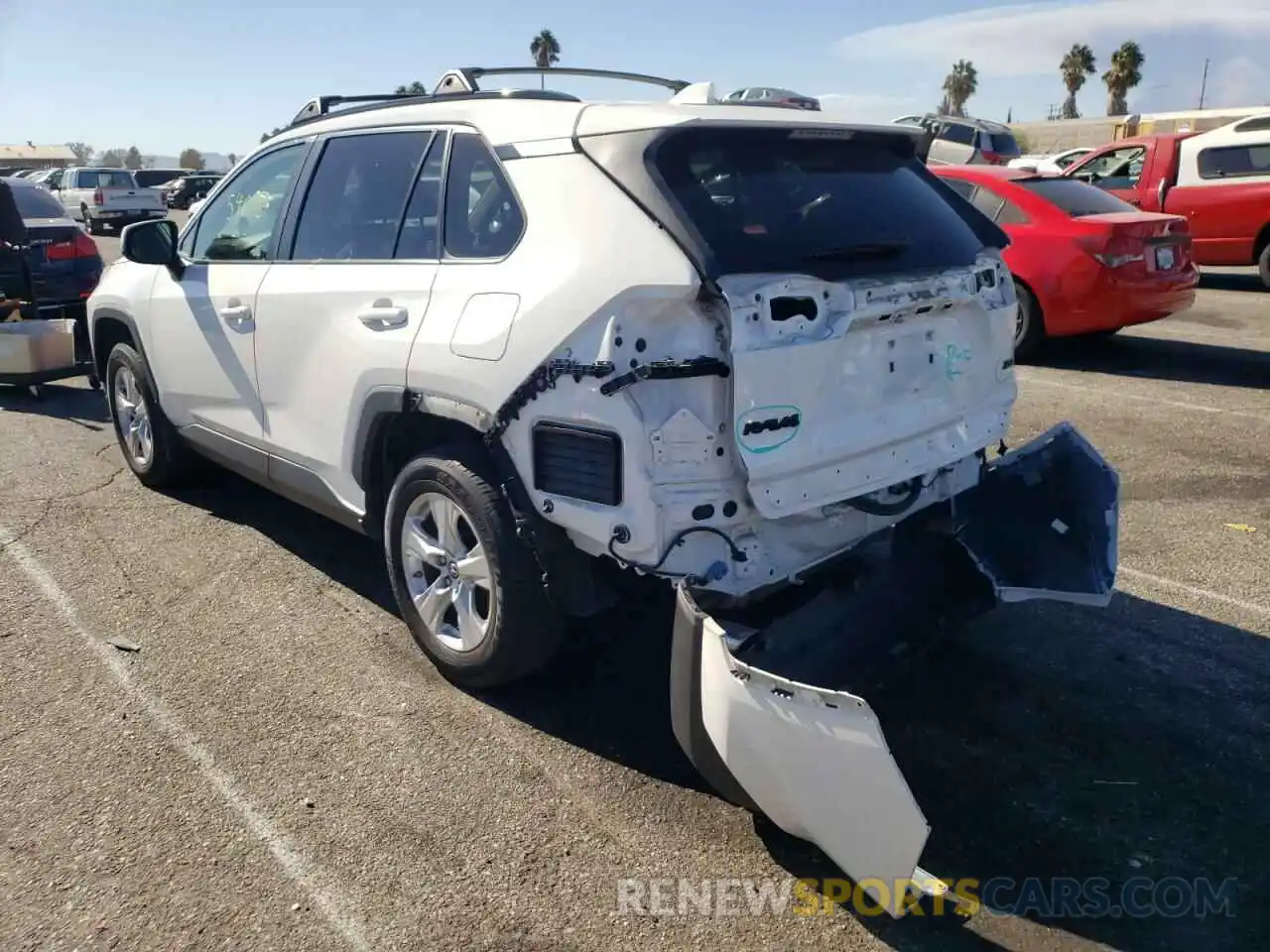 3 Photograph of a damaged car JTMW1RFV5KD507874 TOYOTA RAV4 2019