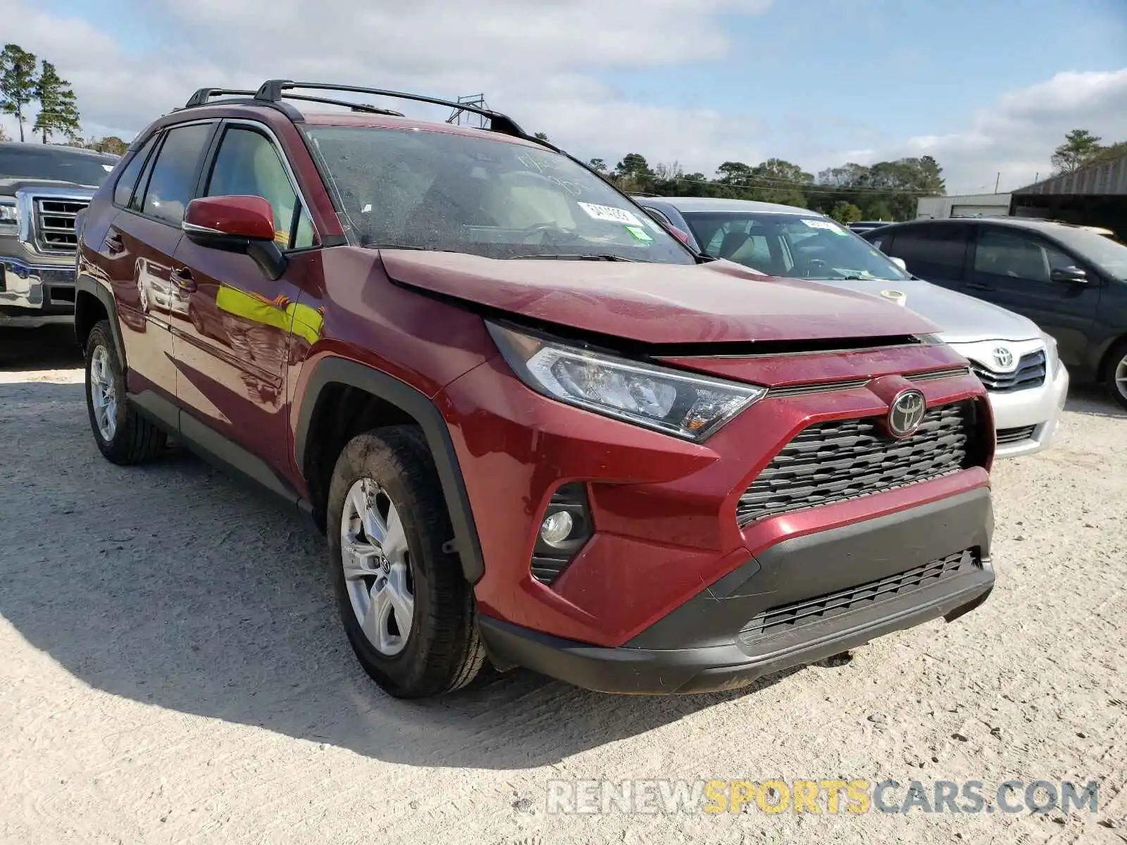 1 Photograph of a damaged car JTMW1RFV5KD509530 TOYOTA RAV4 2019