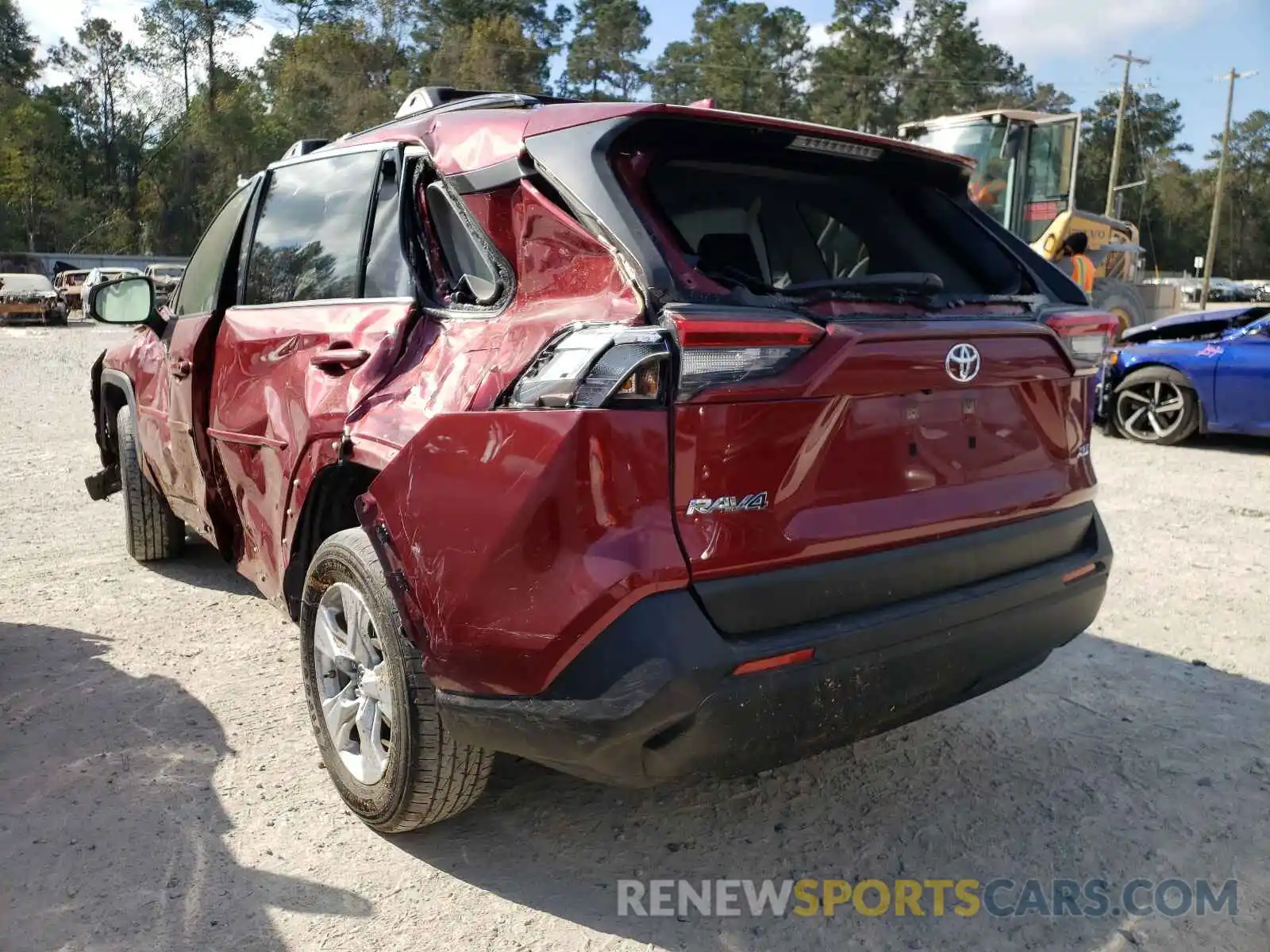 3 Photograph of a damaged car JTMW1RFV5KD509530 TOYOTA RAV4 2019