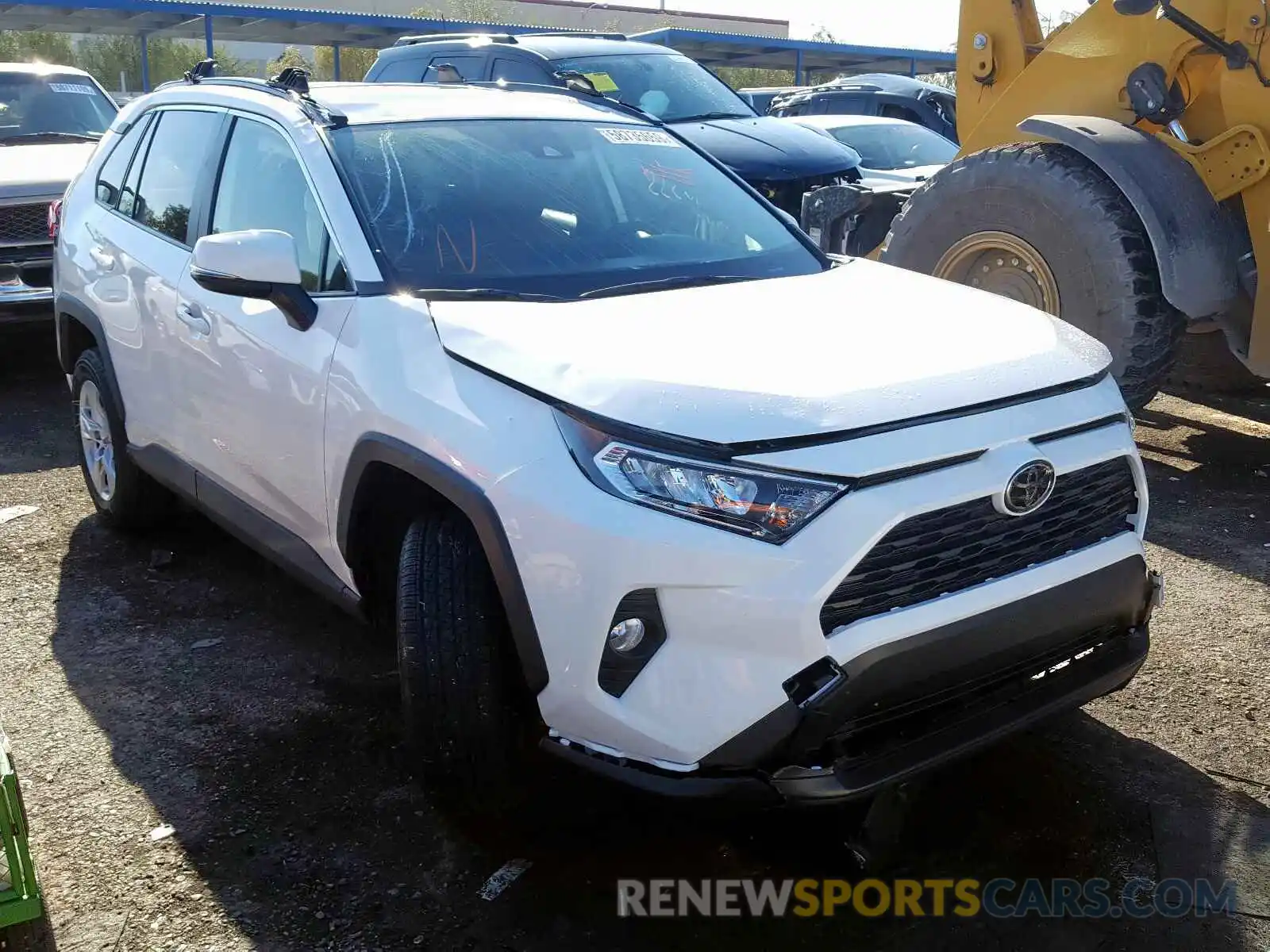 1 Photograph of a damaged car JTMW1RFV5KD510600 TOYOTA RAV4 2019