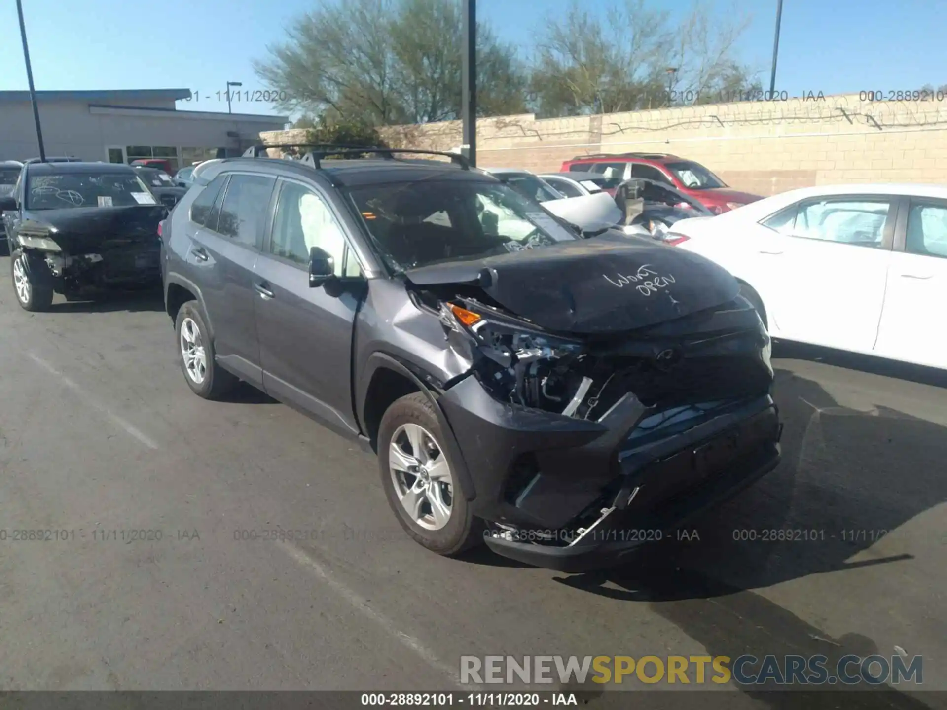 1 Photograph of a damaged car JTMW1RFV5KD510774 TOYOTA RAV4 2019