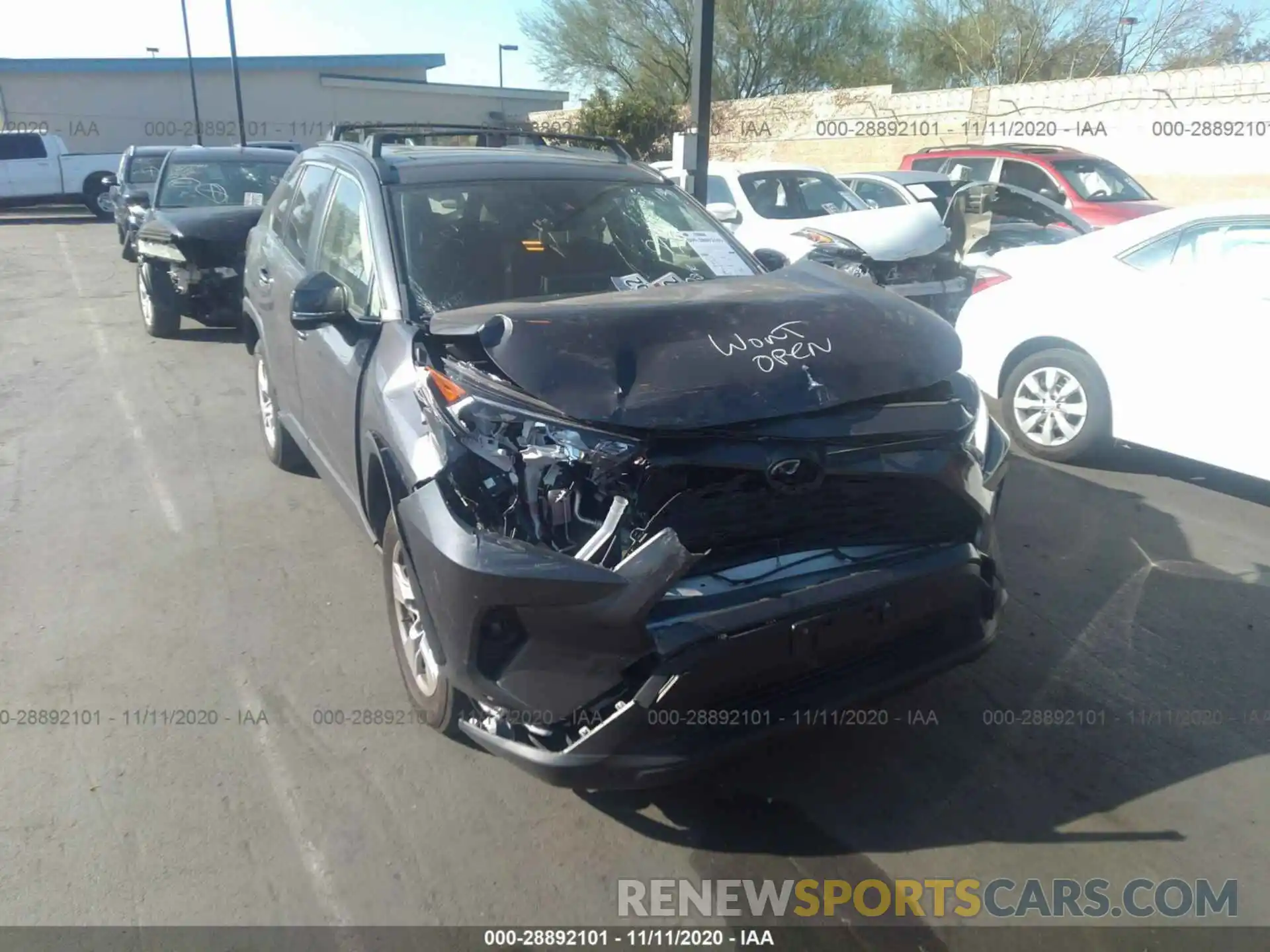 6 Photograph of a damaged car JTMW1RFV5KD510774 TOYOTA RAV4 2019