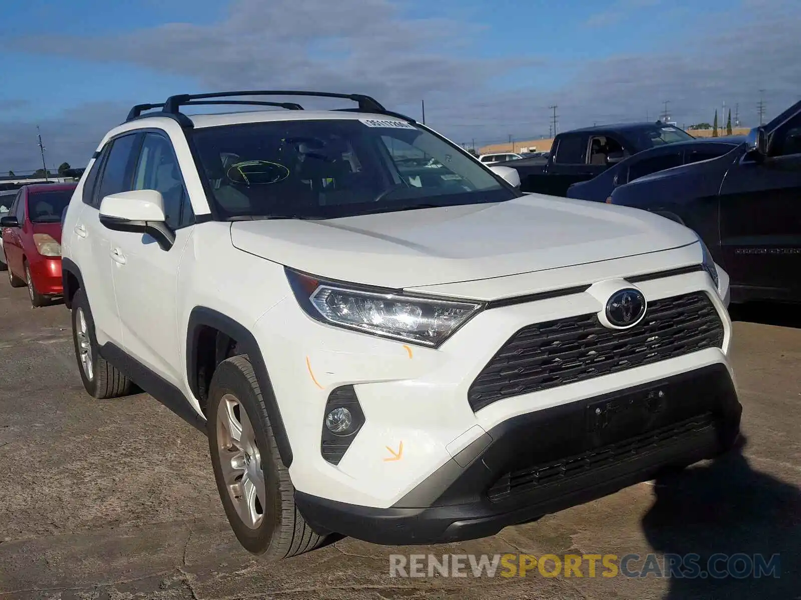 1 Photograph of a damaged car JTMW1RFV5KJ001057 TOYOTA RAV4 2019