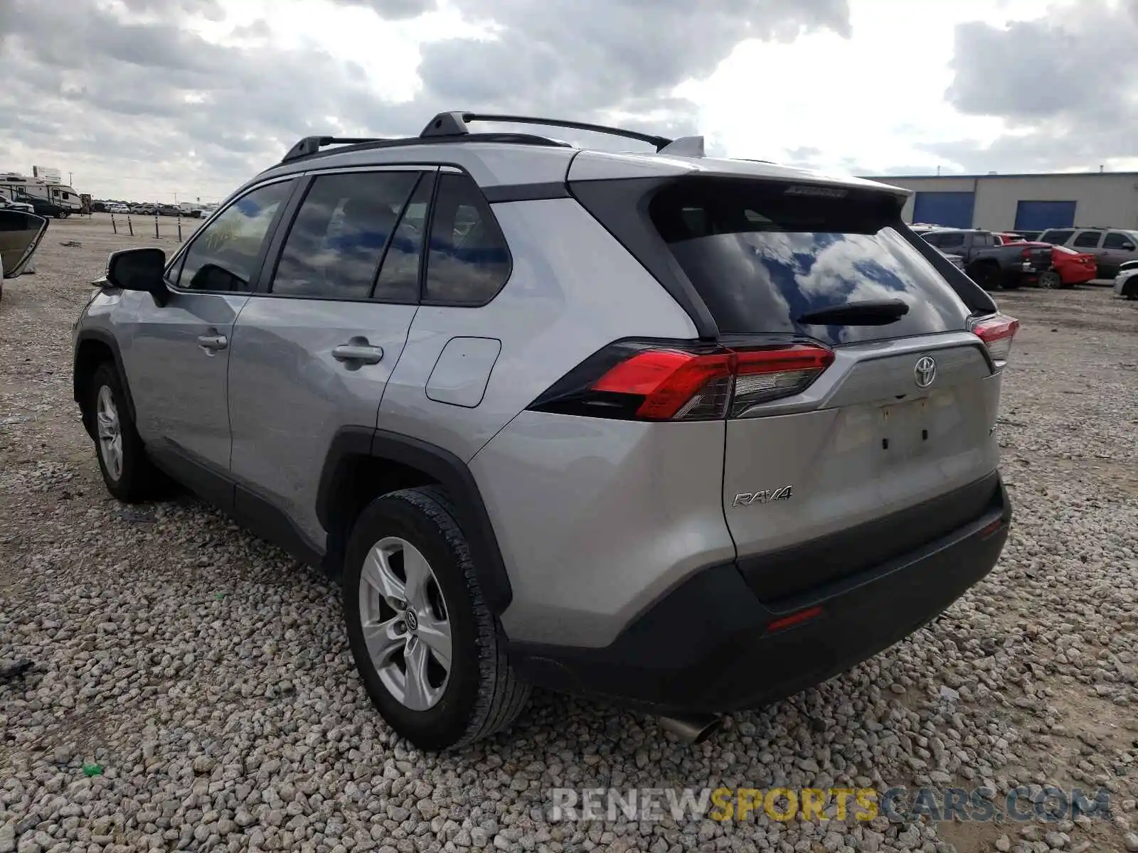 3 Photograph of a damaged car JTMW1RFV5KJ001480 TOYOTA RAV4 2019