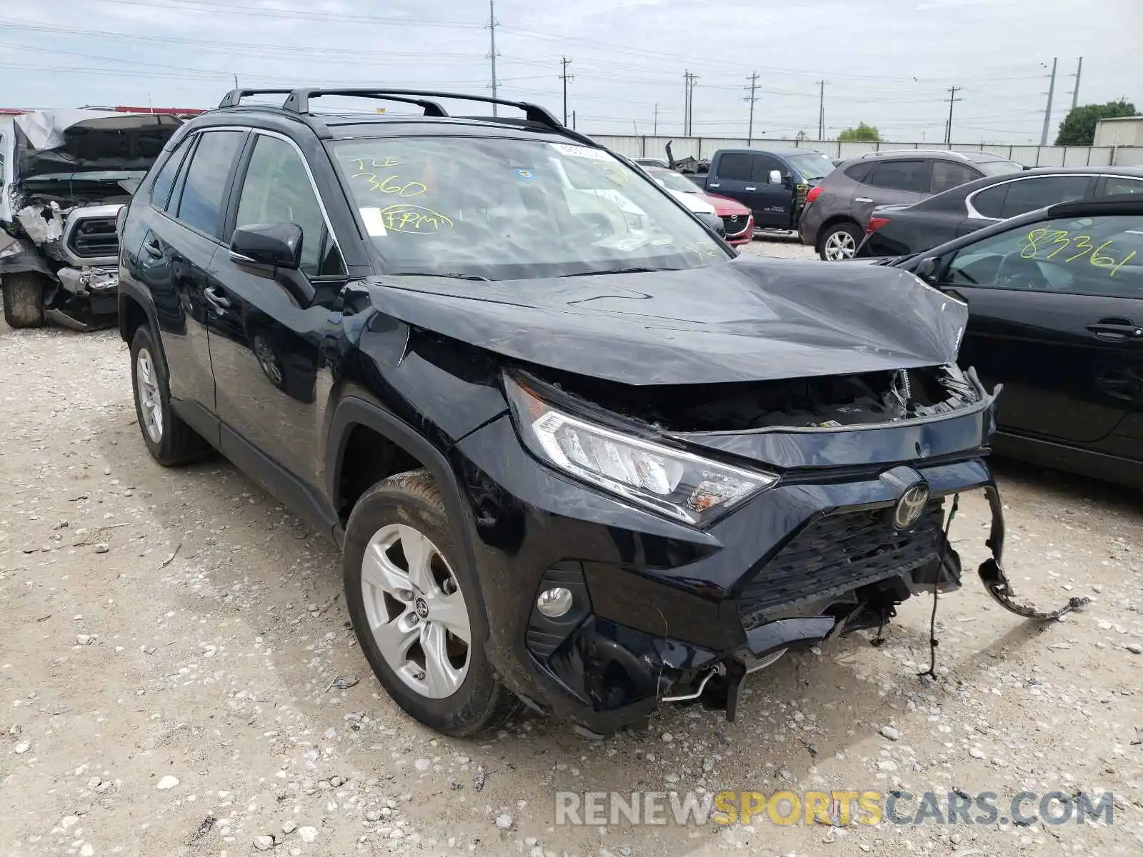 1 Photograph of a damaged car JTMW1RFV5KJ002144 TOYOTA RAV4 2019