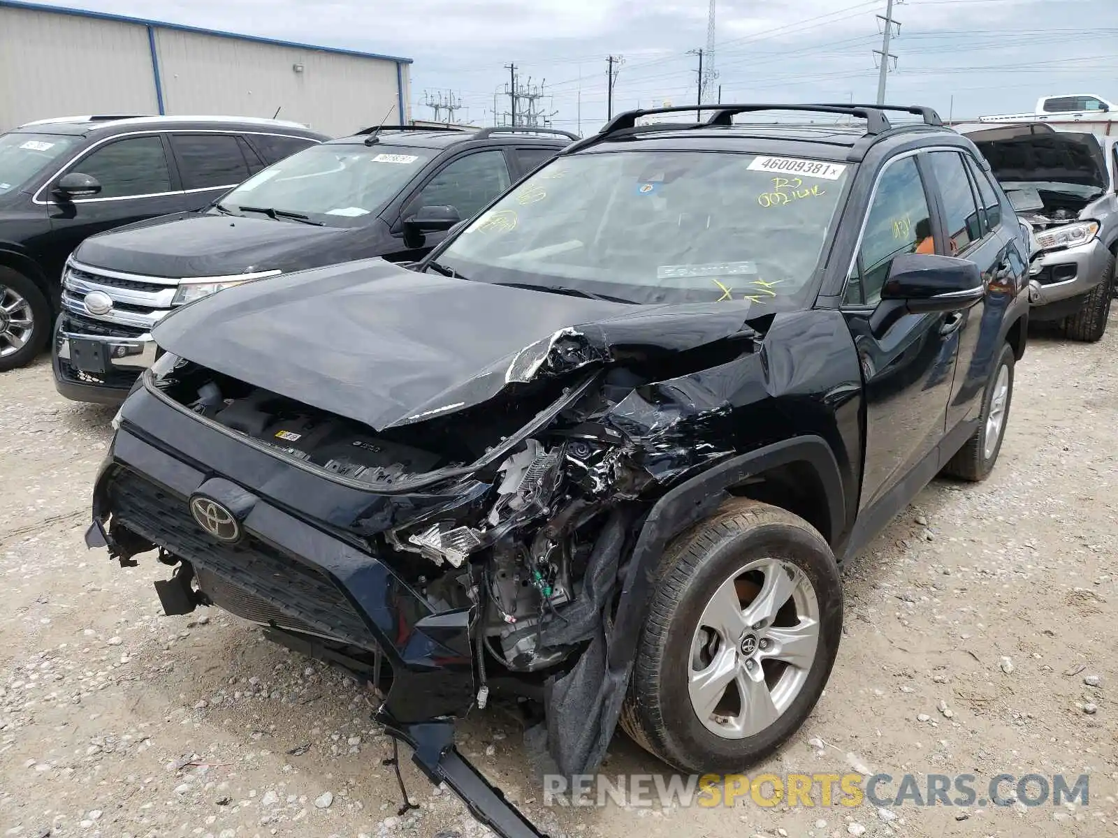 2 Photograph of a damaged car JTMW1RFV5KJ002144 TOYOTA RAV4 2019