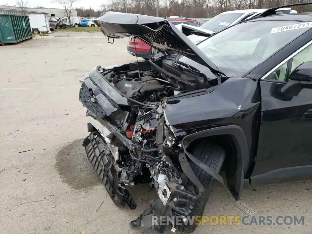 9 Photograph of a damaged car JTMW1RFV5KJ002287 TOYOTA RAV4 2019