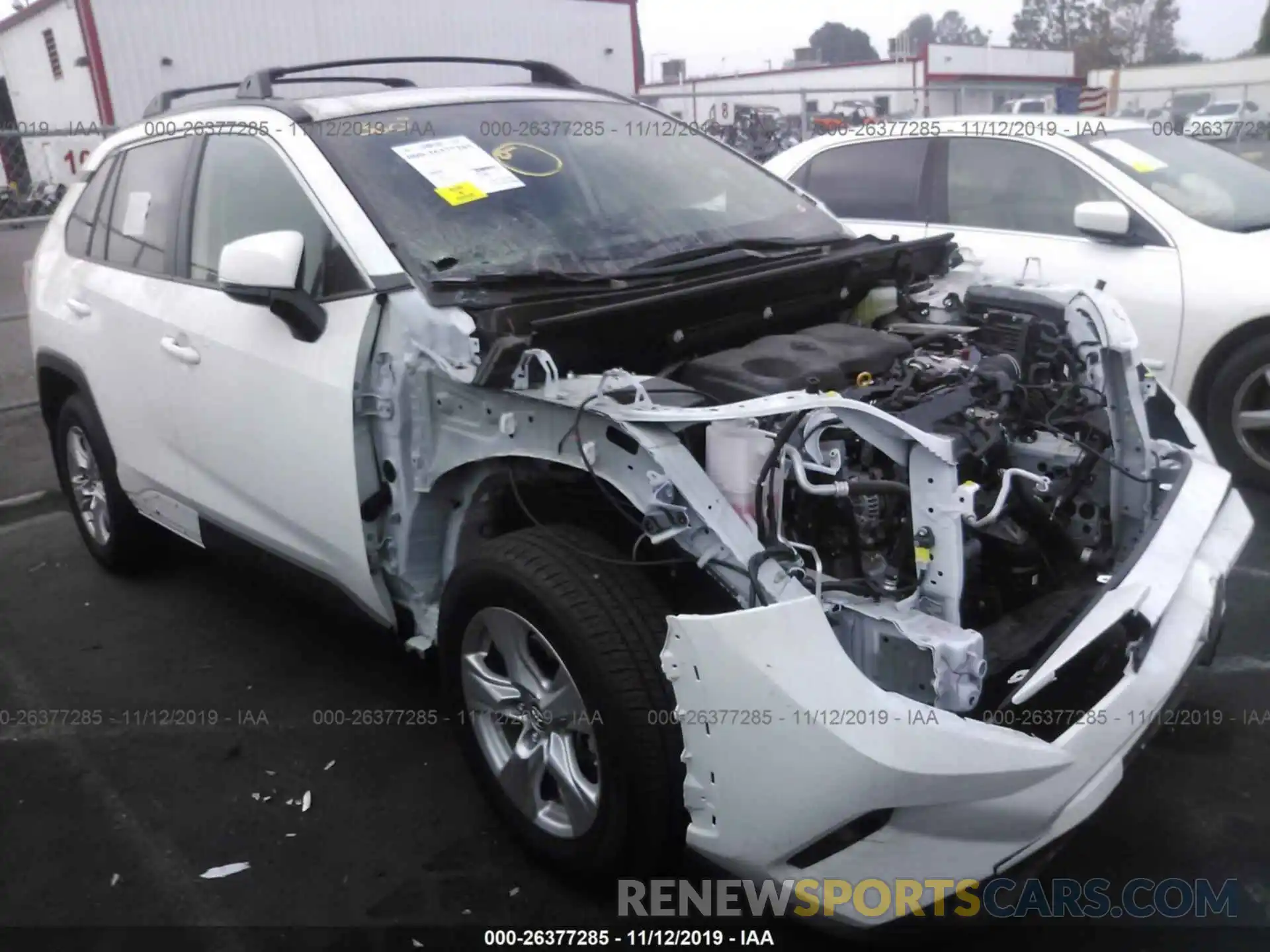 1 Photograph of a damaged car JTMW1RFV5KJ012446 TOYOTA RAV4 2019