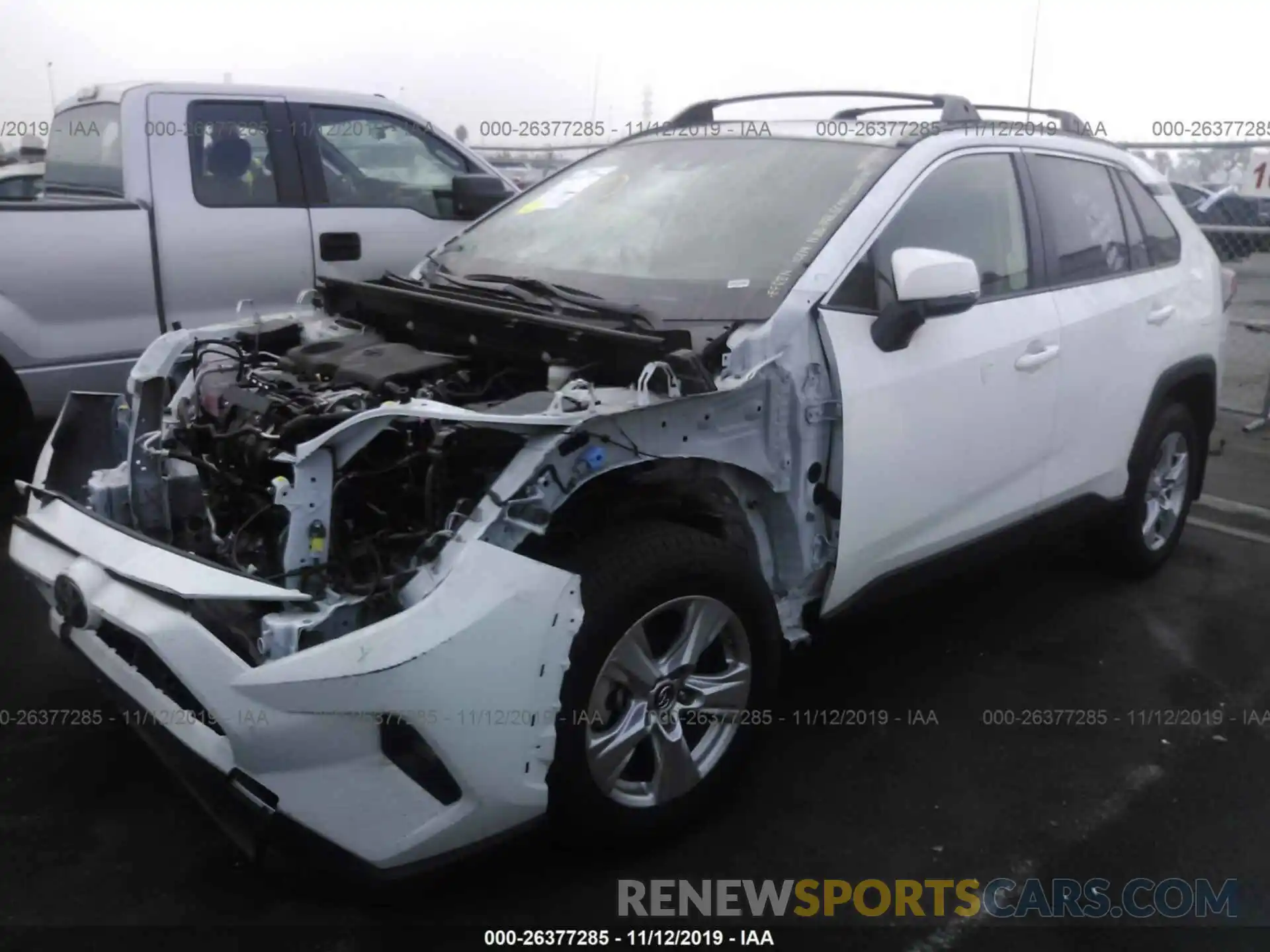 2 Photograph of a damaged car JTMW1RFV5KJ012446 TOYOTA RAV4 2019