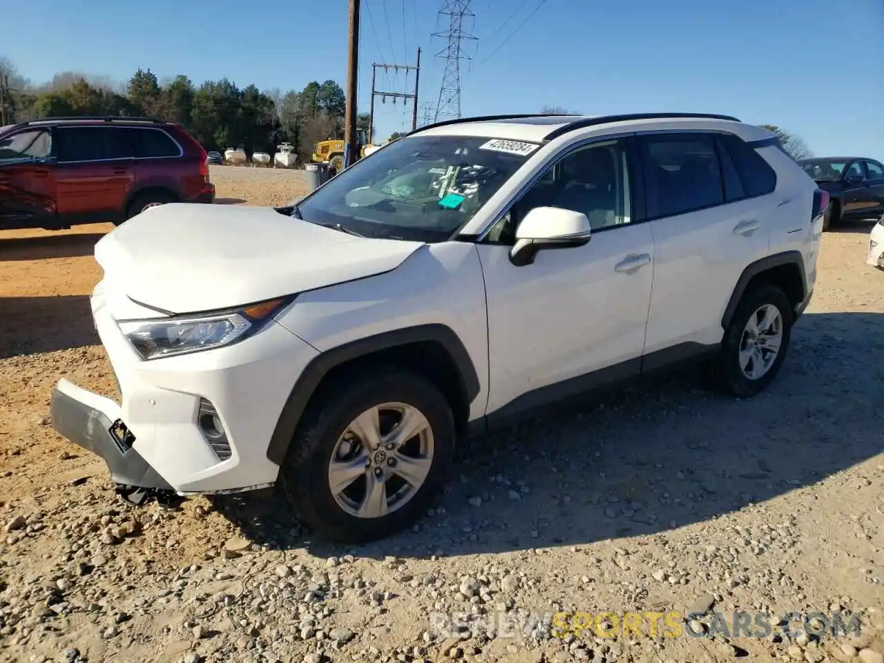 1 Photograph of a damaged car JTMW1RFV6KD002071 TOYOTA RAV4 2019