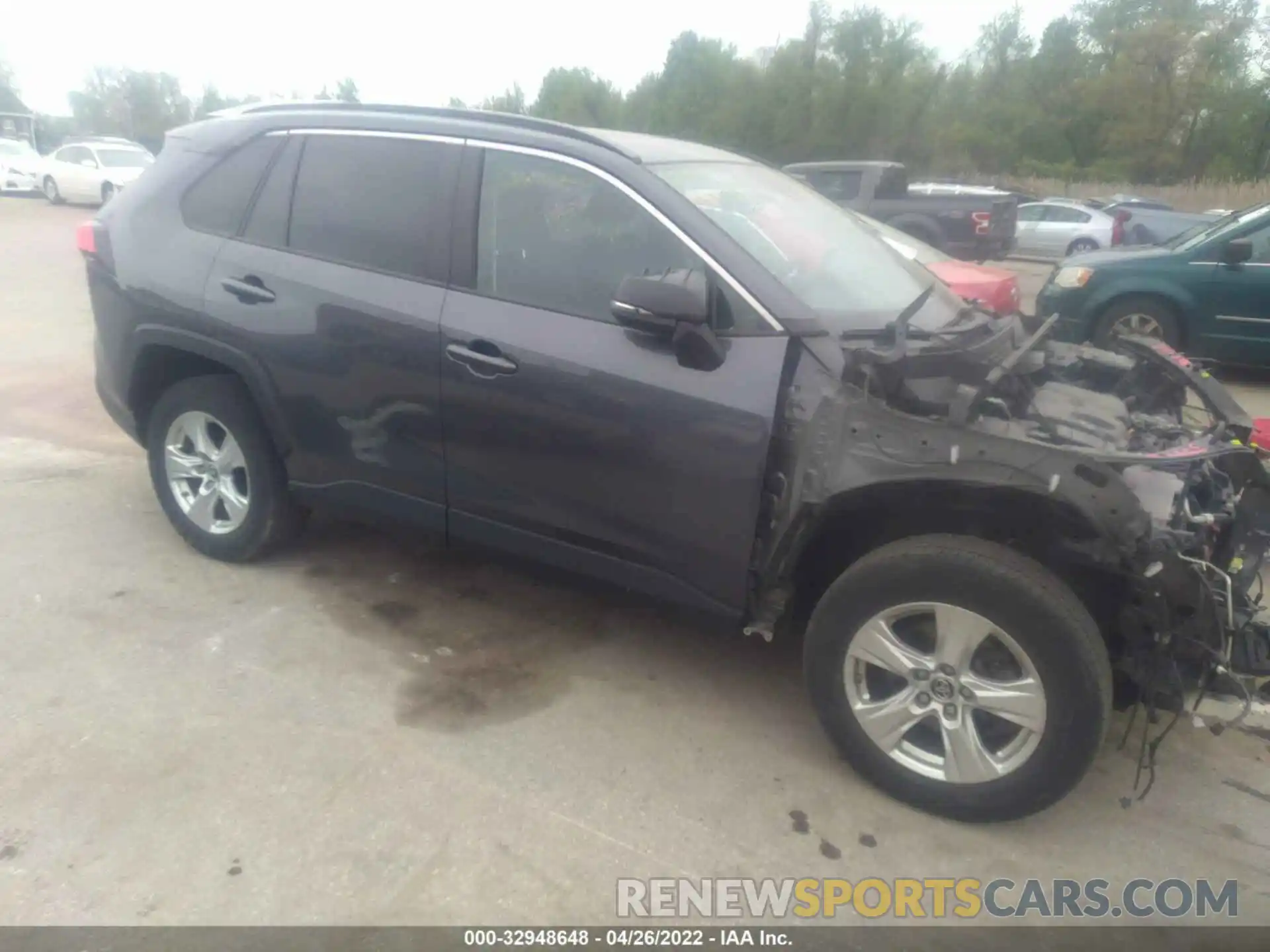 1 Photograph of a damaged car JTMW1RFV6KD003074 TOYOTA RAV4 2019