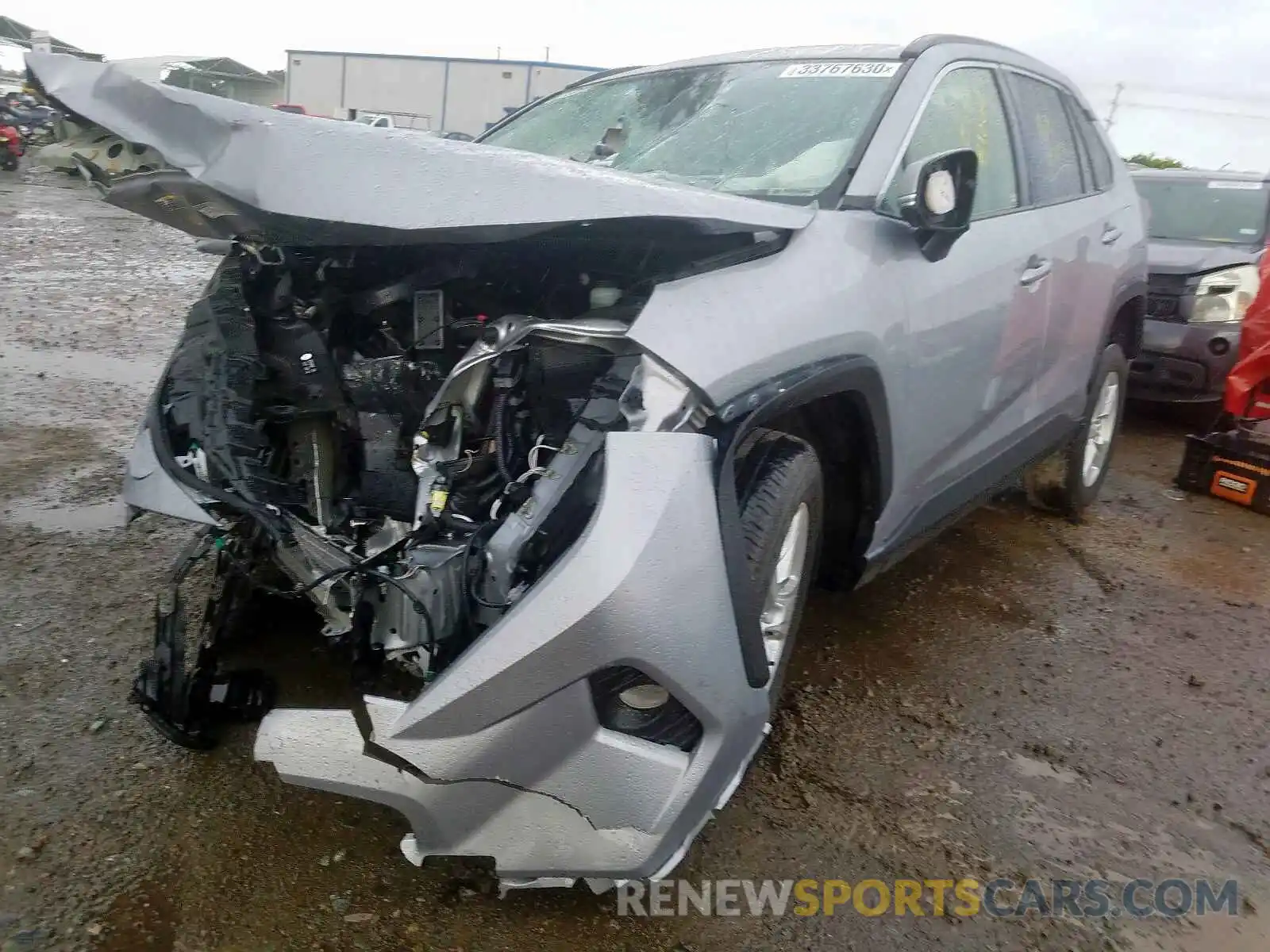 2 Photograph of a damaged car JTMW1RFV6KD008419 TOYOTA RAV4 2019