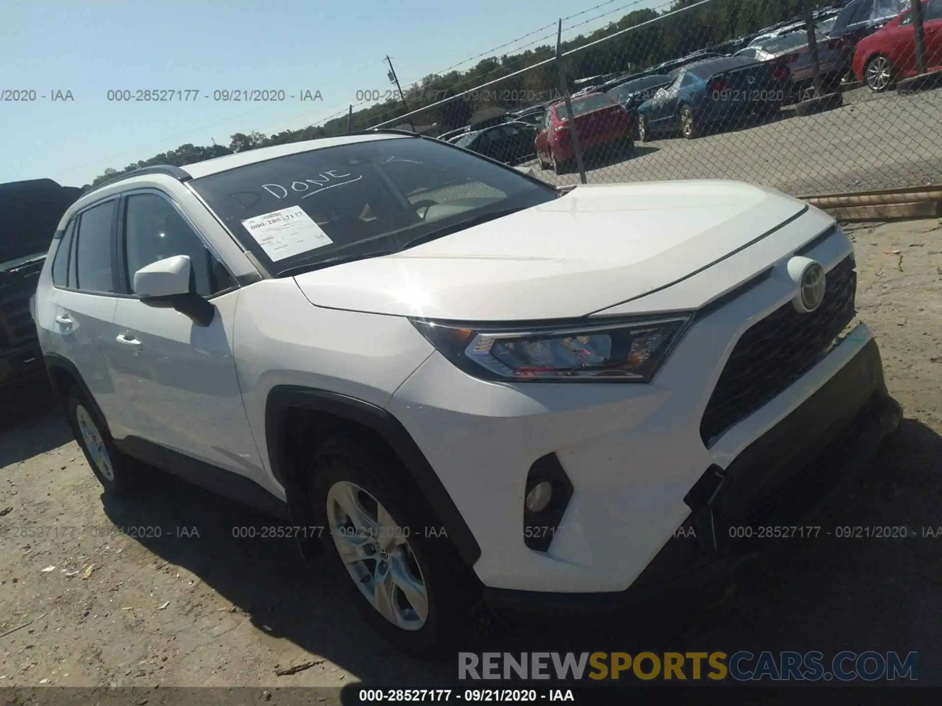 1 Photograph of a damaged car JTMW1RFV6KD010591 TOYOTA RAV4 2019