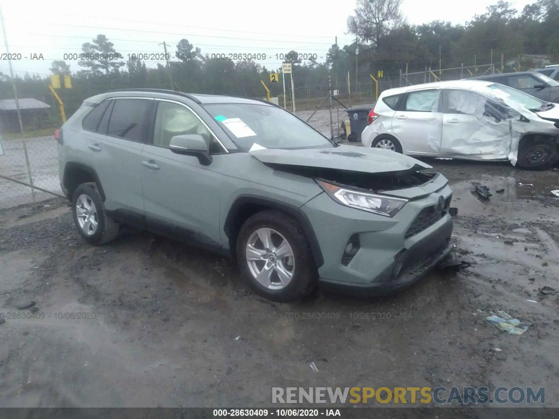 1 Photograph of a damaged car JTMW1RFV6KD015340 TOYOTA RAV4 2019