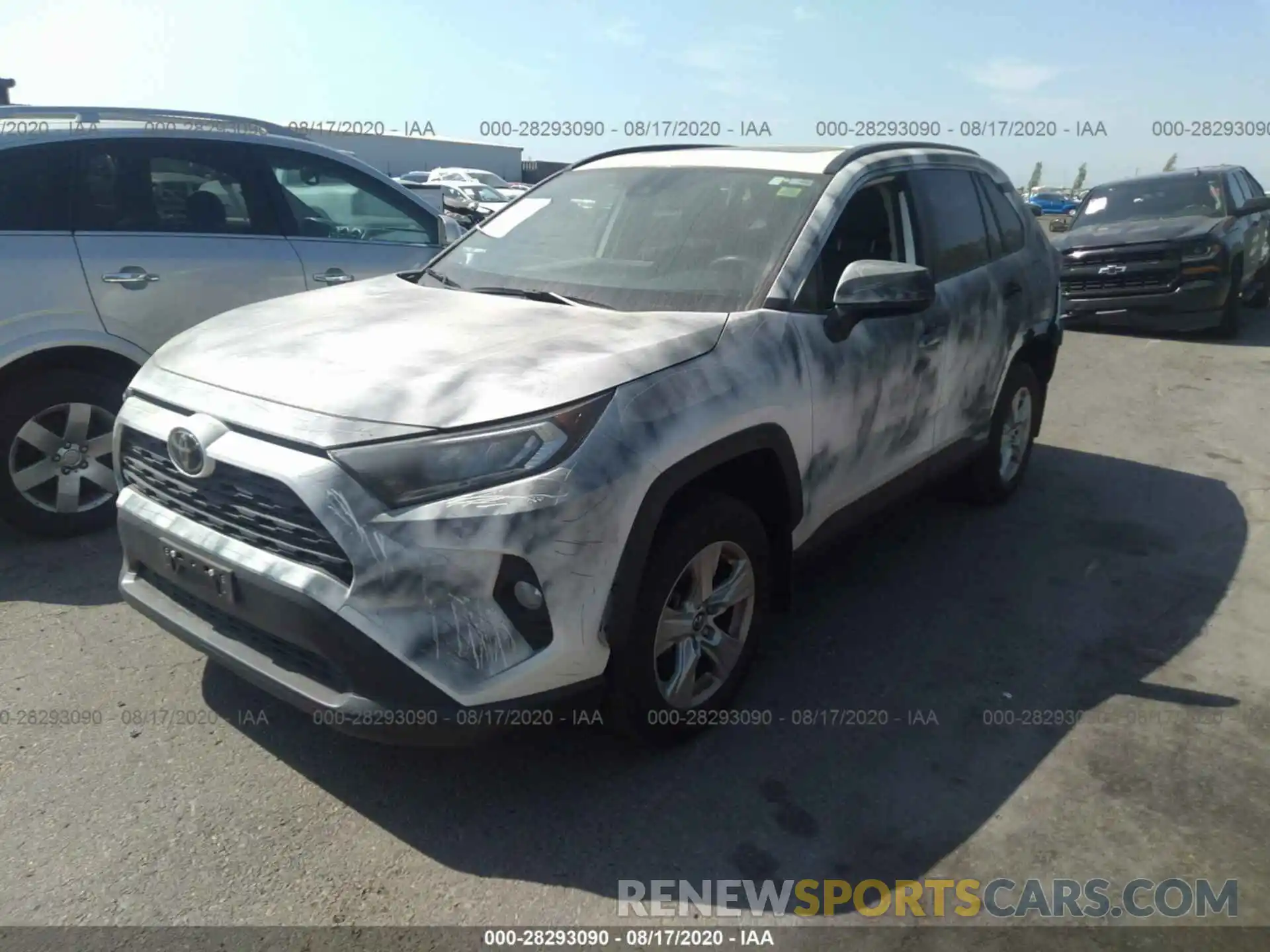 2 Photograph of a damaged car JTMW1RFV6KD015466 TOYOTA RAV4 2019