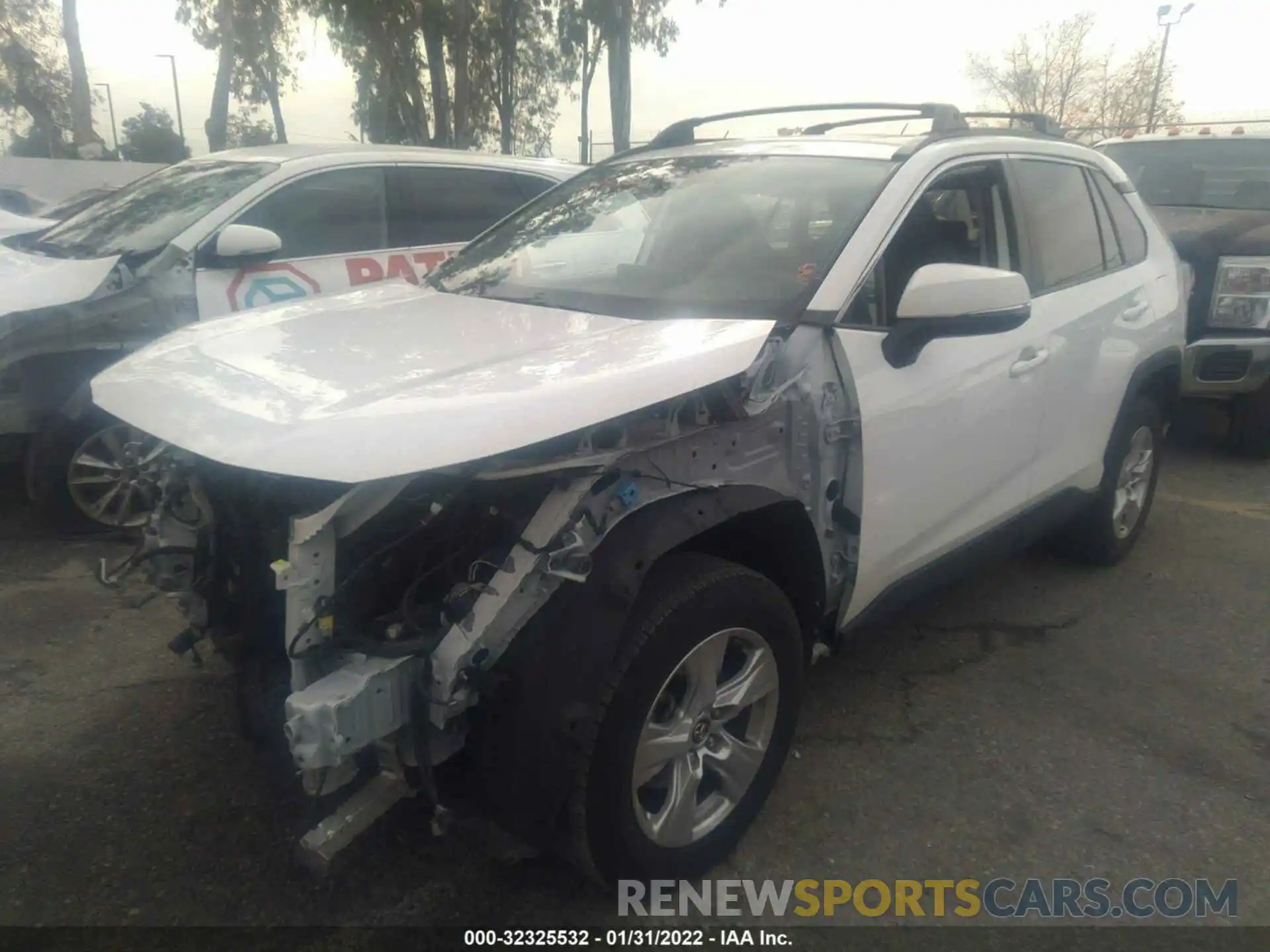 2 Photograph of a damaged car JTMW1RFV6KD017878 TOYOTA RAV4 2019