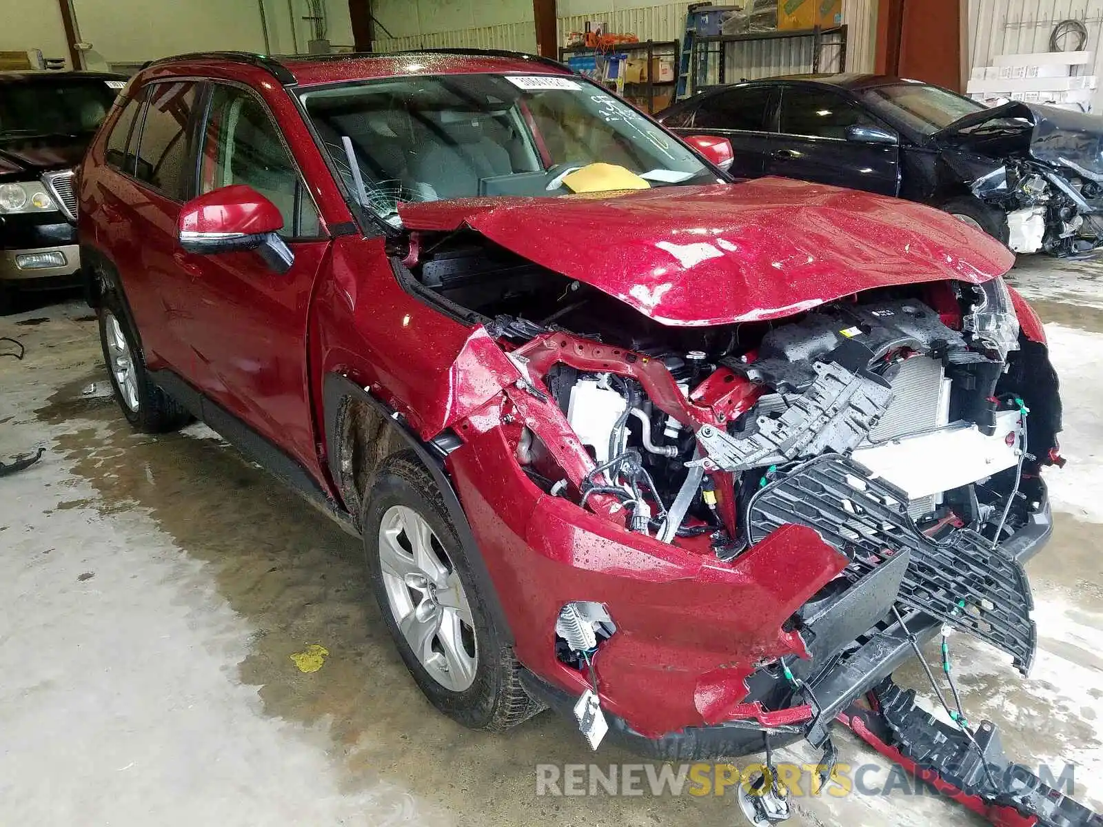 1 Photograph of a damaged car JTMW1RFV6KD020800 TOYOTA RAV4 2019